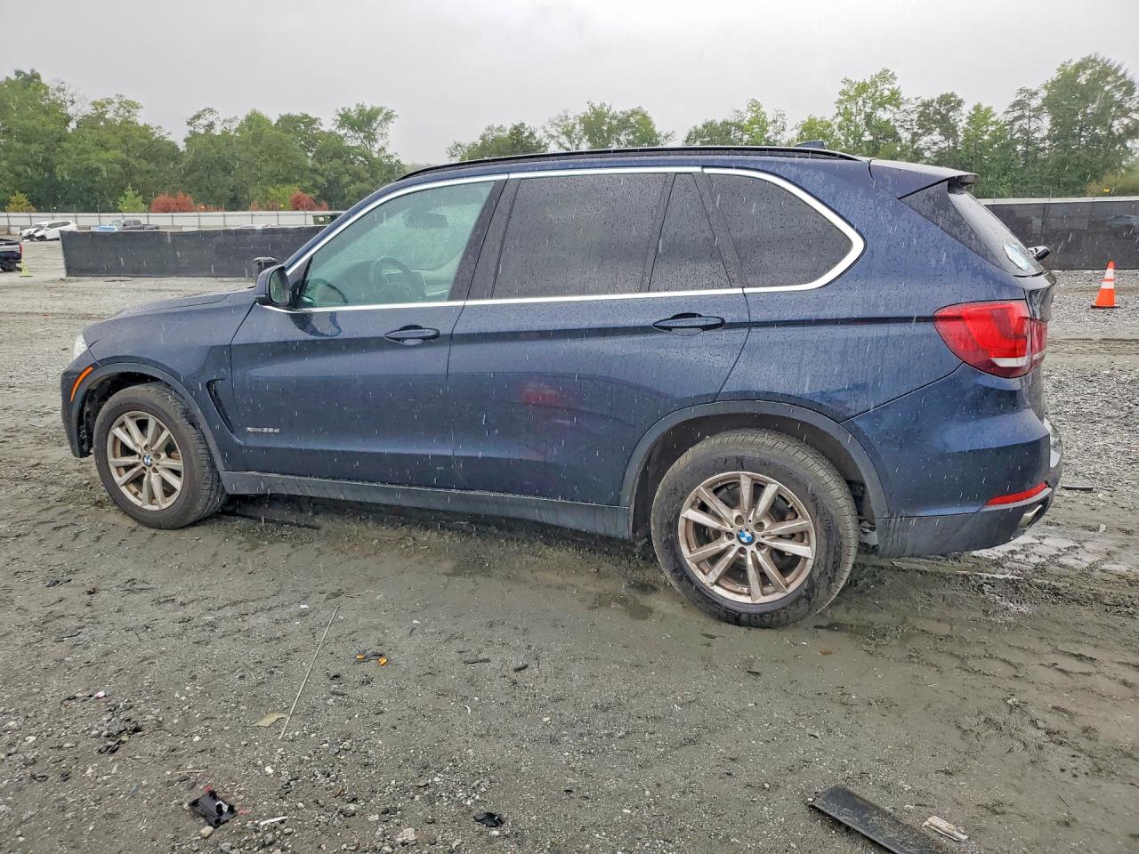 2015 Bmw X5 Xdrive35d Blue vin: 5UXKS4C53F0N11694