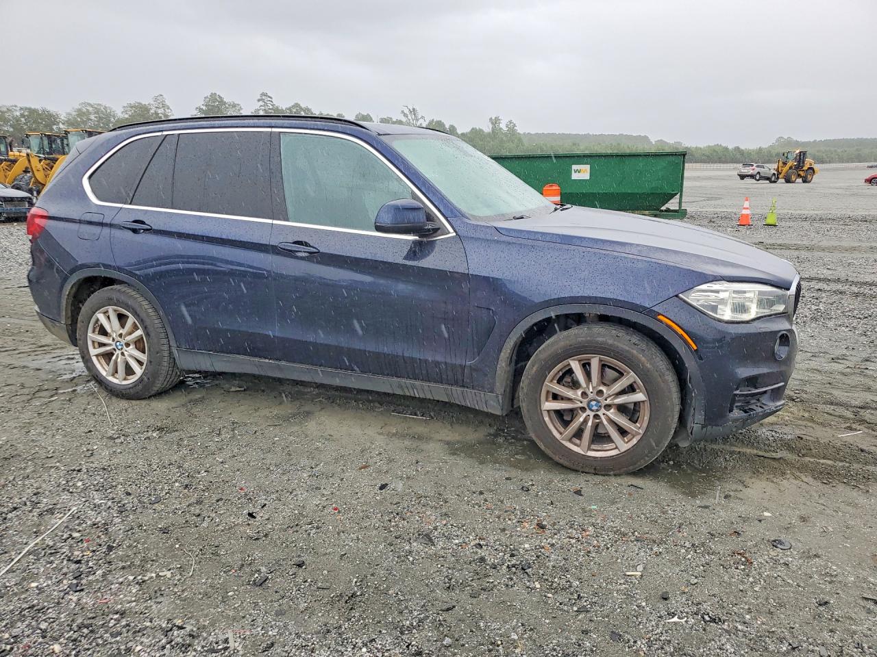 2015 Bmw X5 Xdrive35d Blue vin: 5UXKS4C53F0N11694