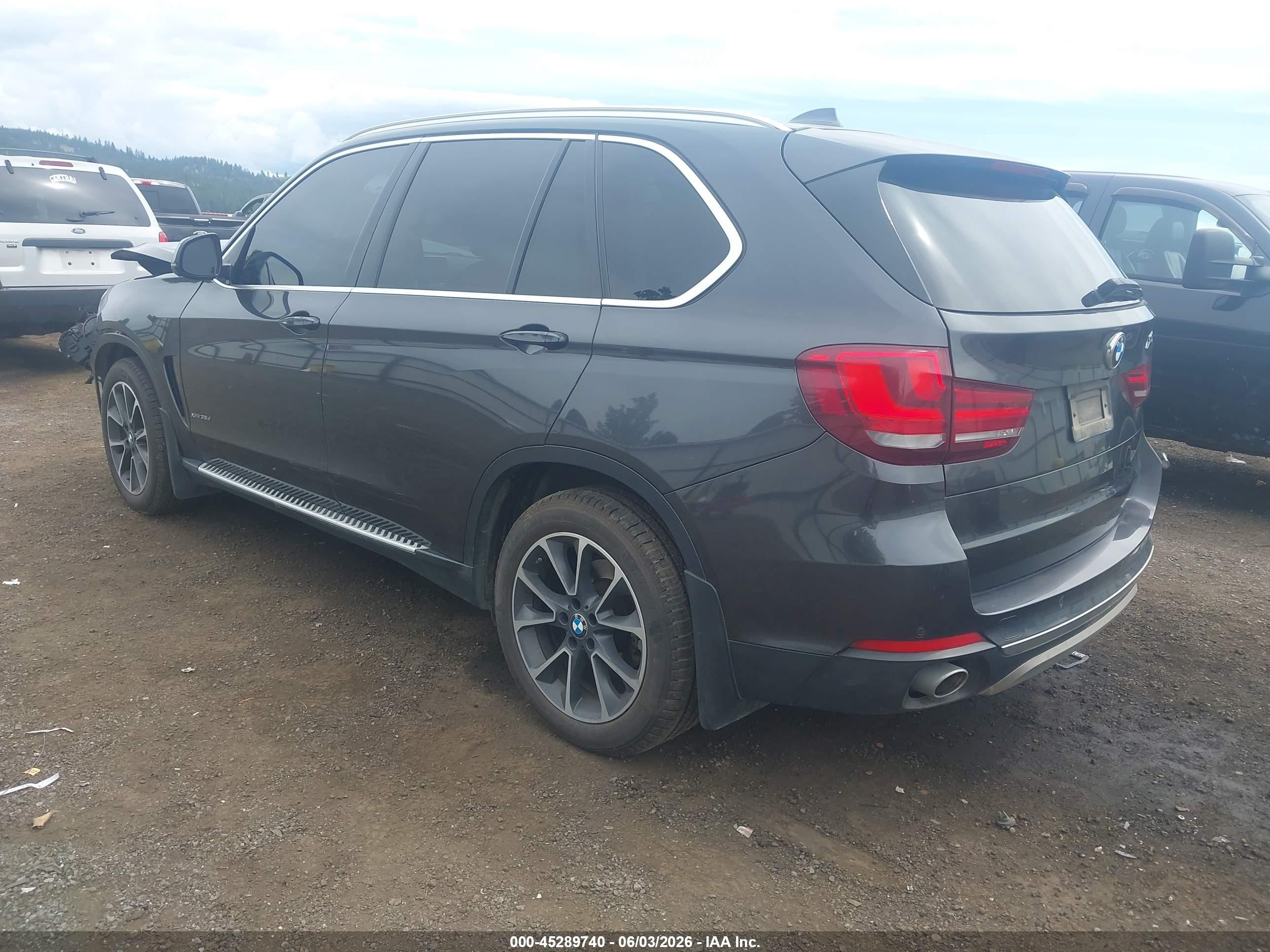 2015 Bmw X5 Xdrive35d Black vin: 5UXKS4C54F0N07539