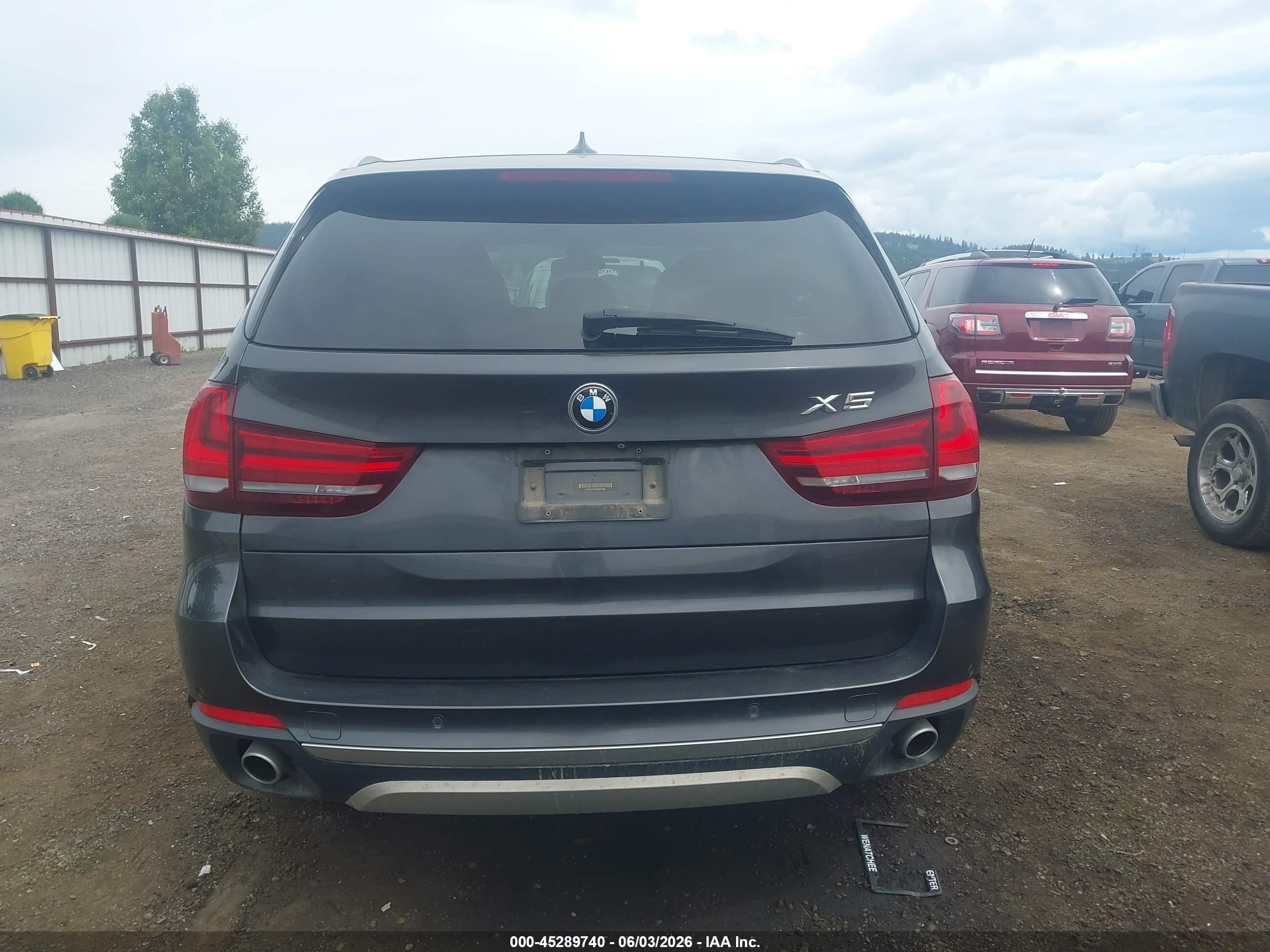 2015 Bmw X5 Xdrive35d Black vin: 5UXKS4C54F0N07539
