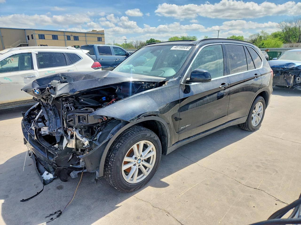 2015 Bmw X5 Xdrive35d Black vin: 5UXKS4C54F0N10554