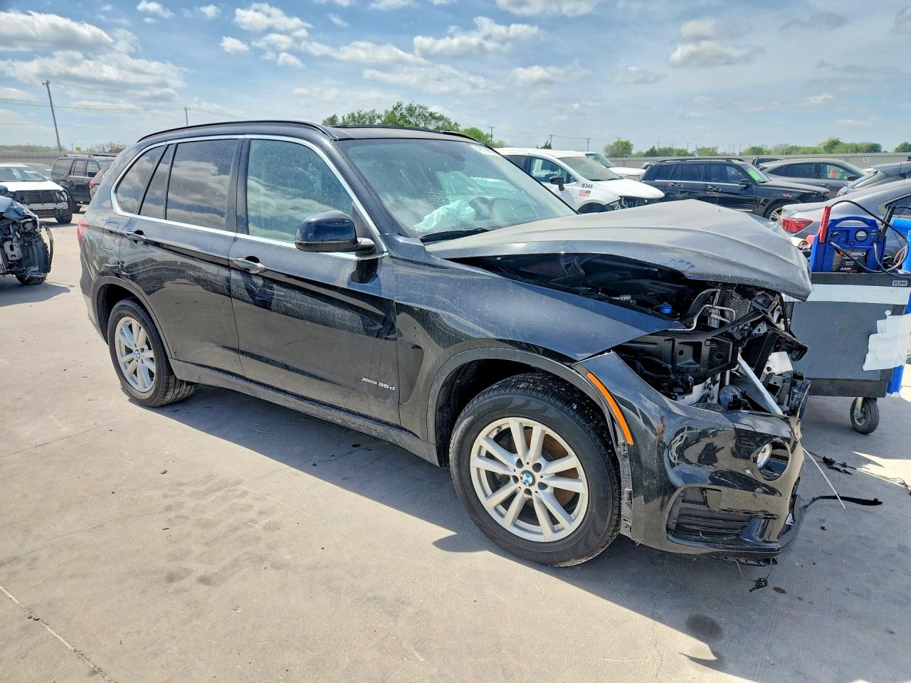 2015 Bmw X5 Xdrive35d Black vin: 5UXKS4C54F0N10554