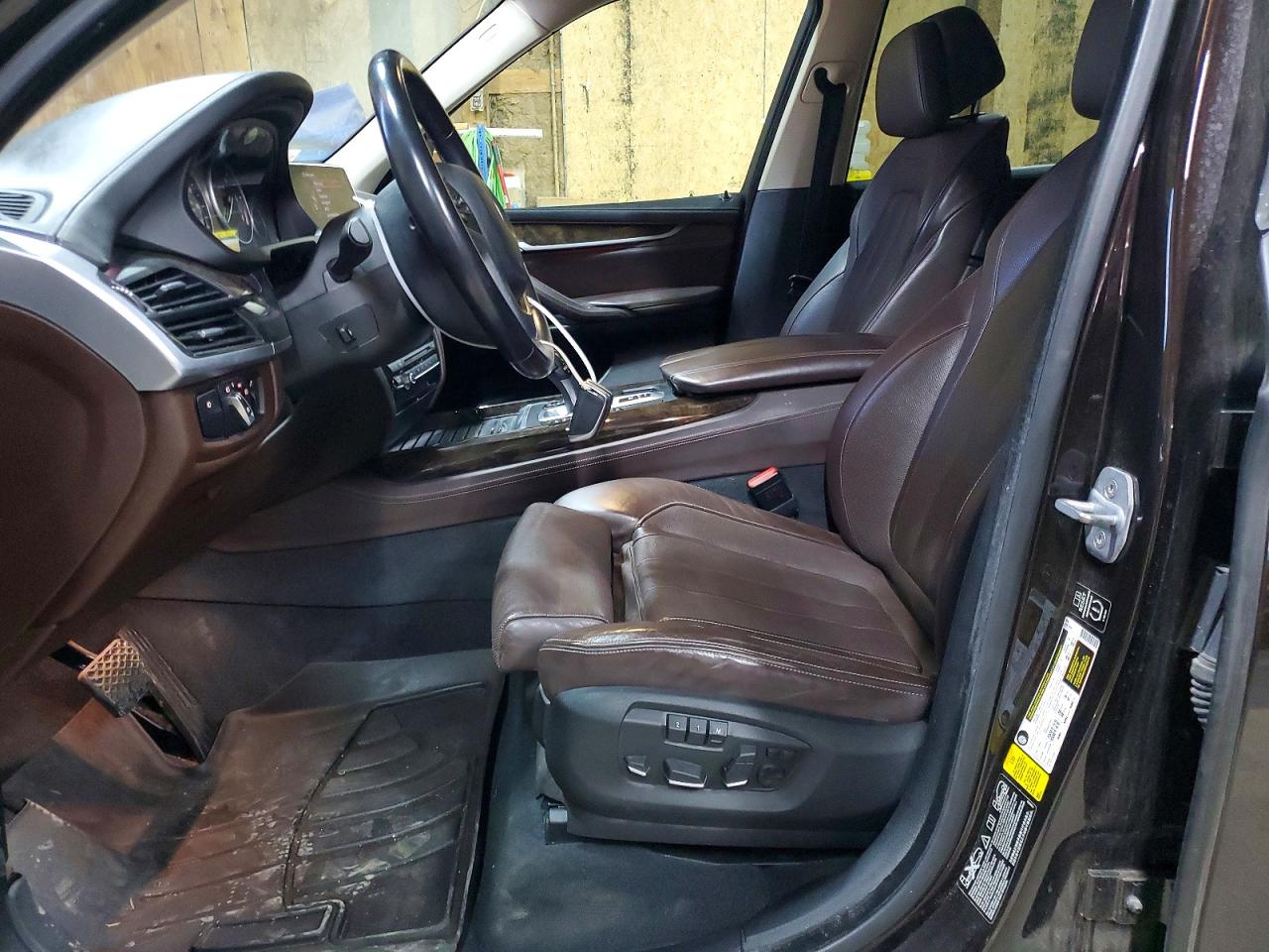 2014 Bmw X5 Xdrive35d Black vin: 5UXKS4C55E0J95679