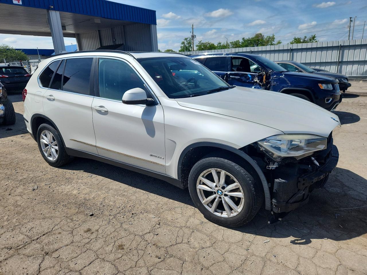 2015 Bmw X5 Xdrive35d Белый vin: 5UXKS4C57F0J99041