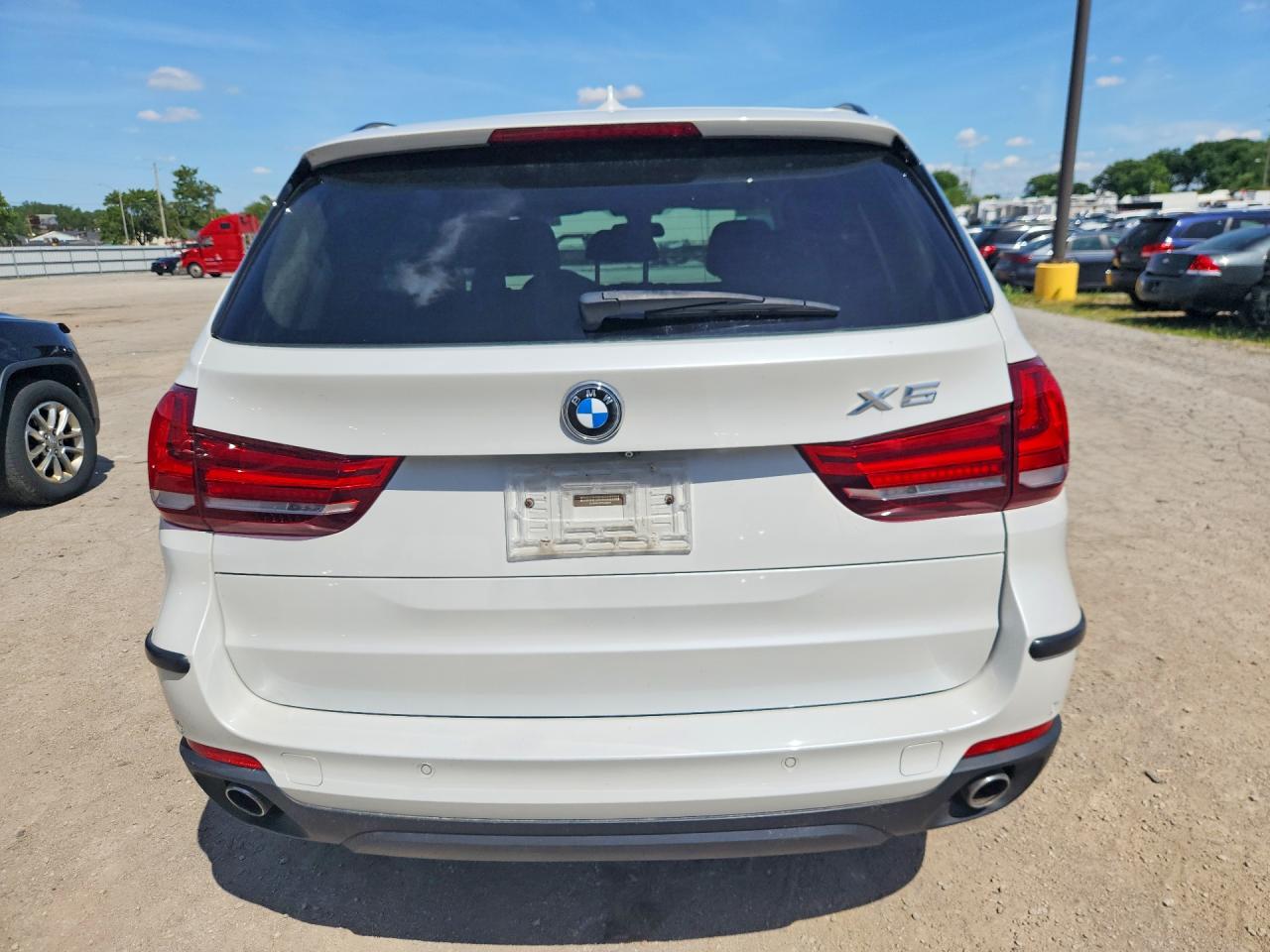 2015 Bmw X5 Xdrive35d Белый vin: 5UXKS4C57F0J99041