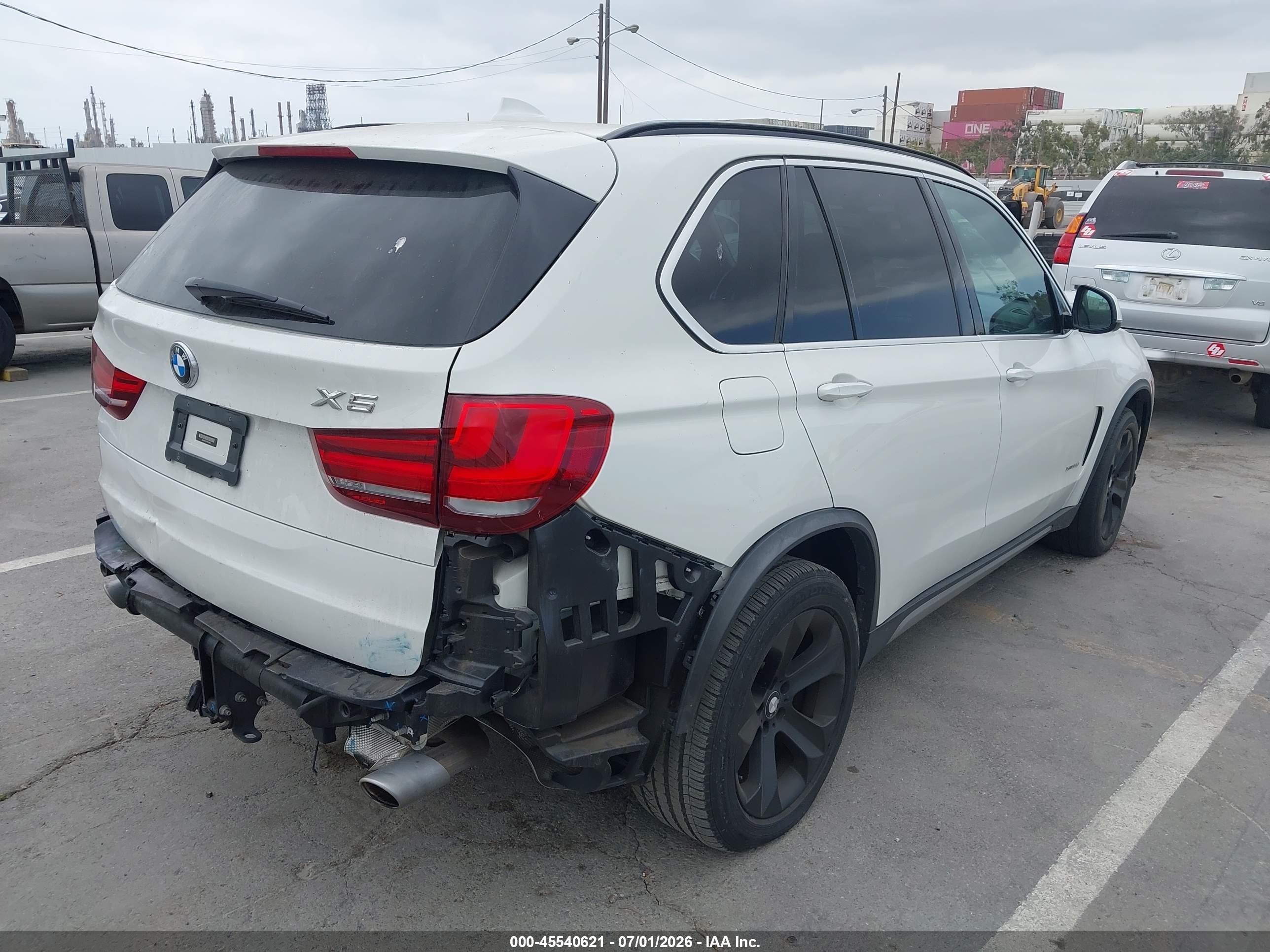 2015 Bmw X5 Xdrive35d White vin: 5UXKS4C57F0N10998