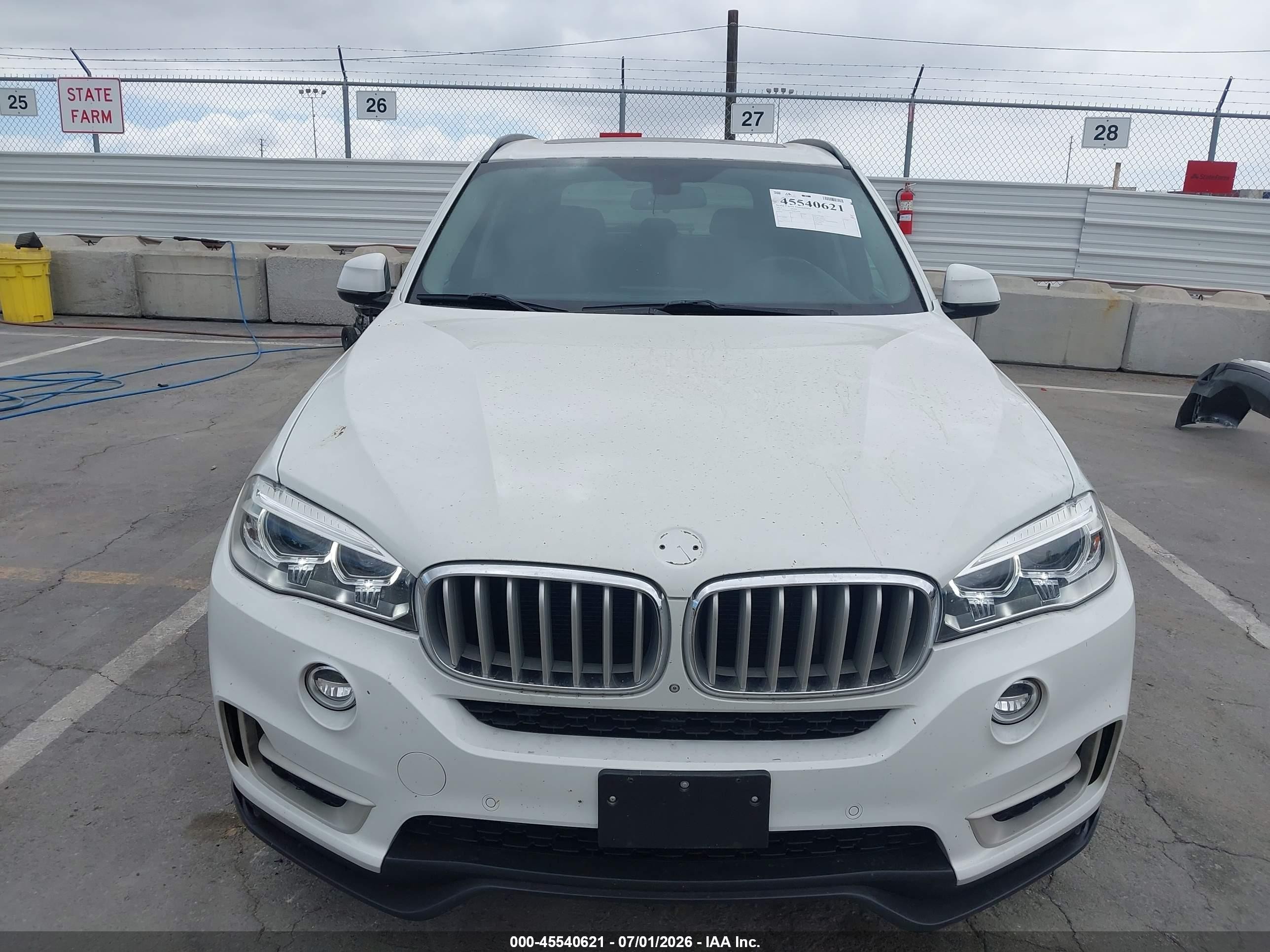 2015 Bmw X5 Xdrive35d White vin: 5UXKS4C57F0N10998