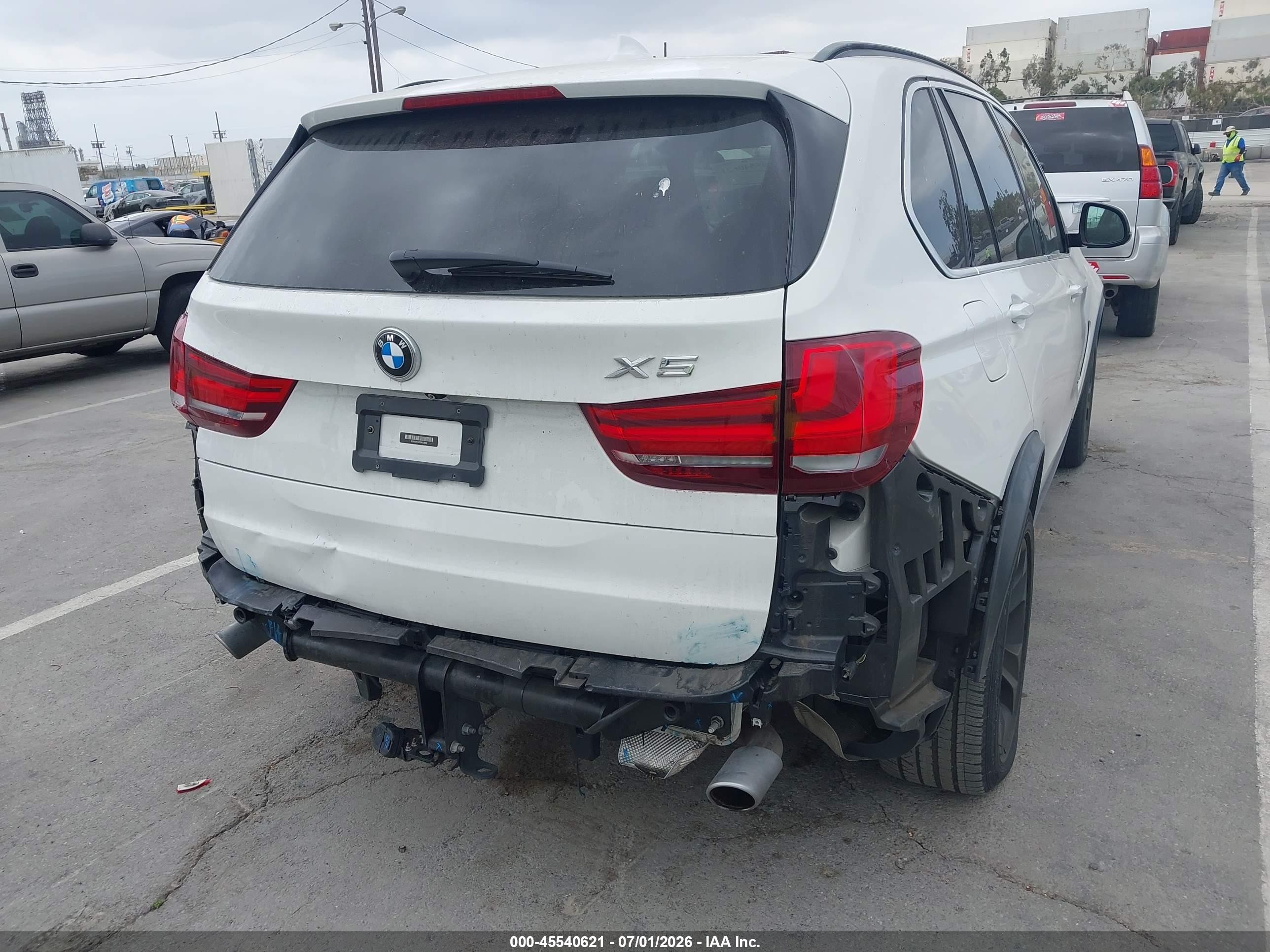 2015 Bmw X5 Xdrive35d White vin: 5UXKS4C57F0N10998