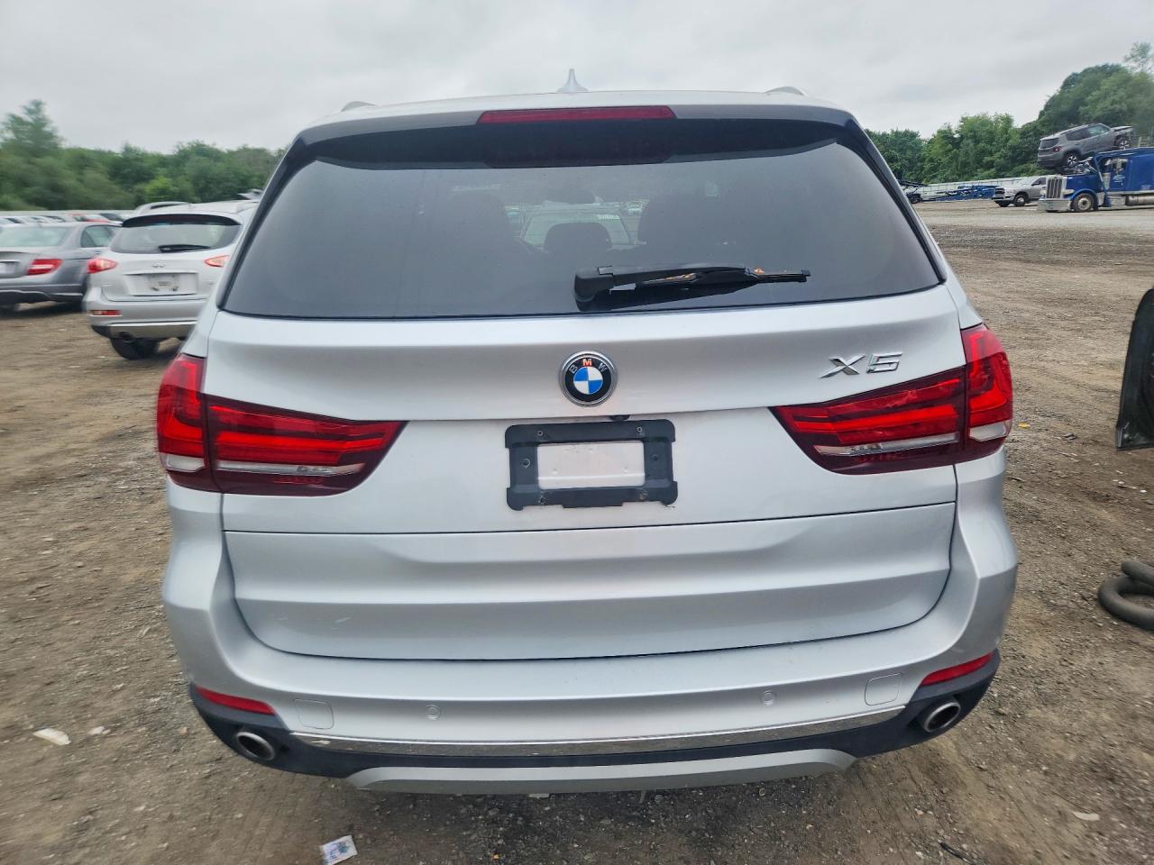 2015 Bmw X5 Xdrive35d Silver vin: 5UXKS4C57F0N12136