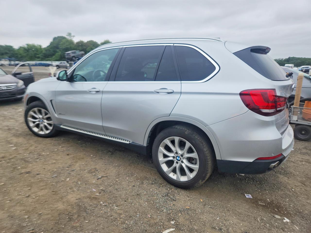 2015 Bmw X5 Xdrive35d Silver vin: 5UXKS4C57F0N12136