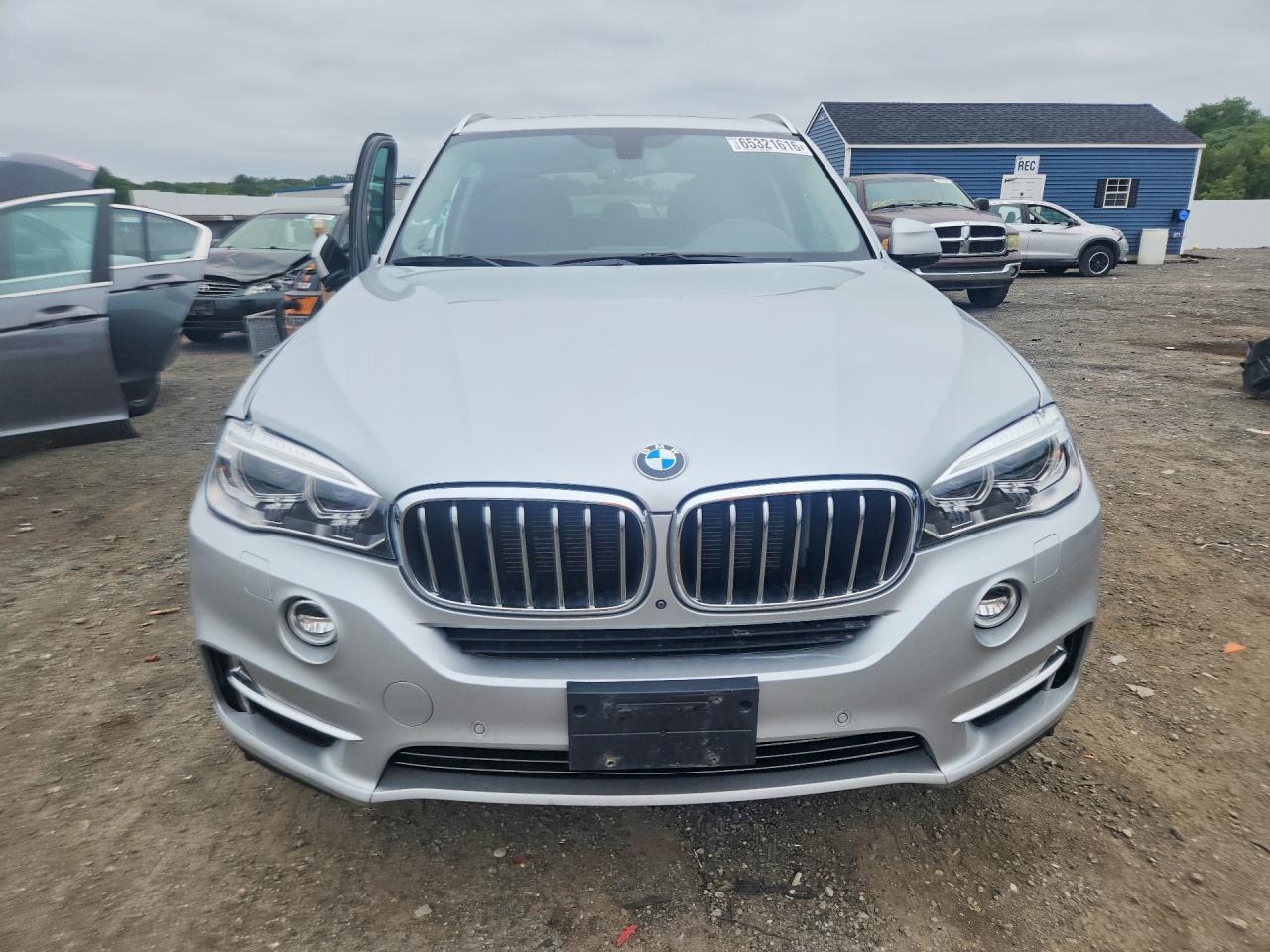2015 Bmw X5 Xdrive35d Silver vin: 5UXKS4C57F0N12136