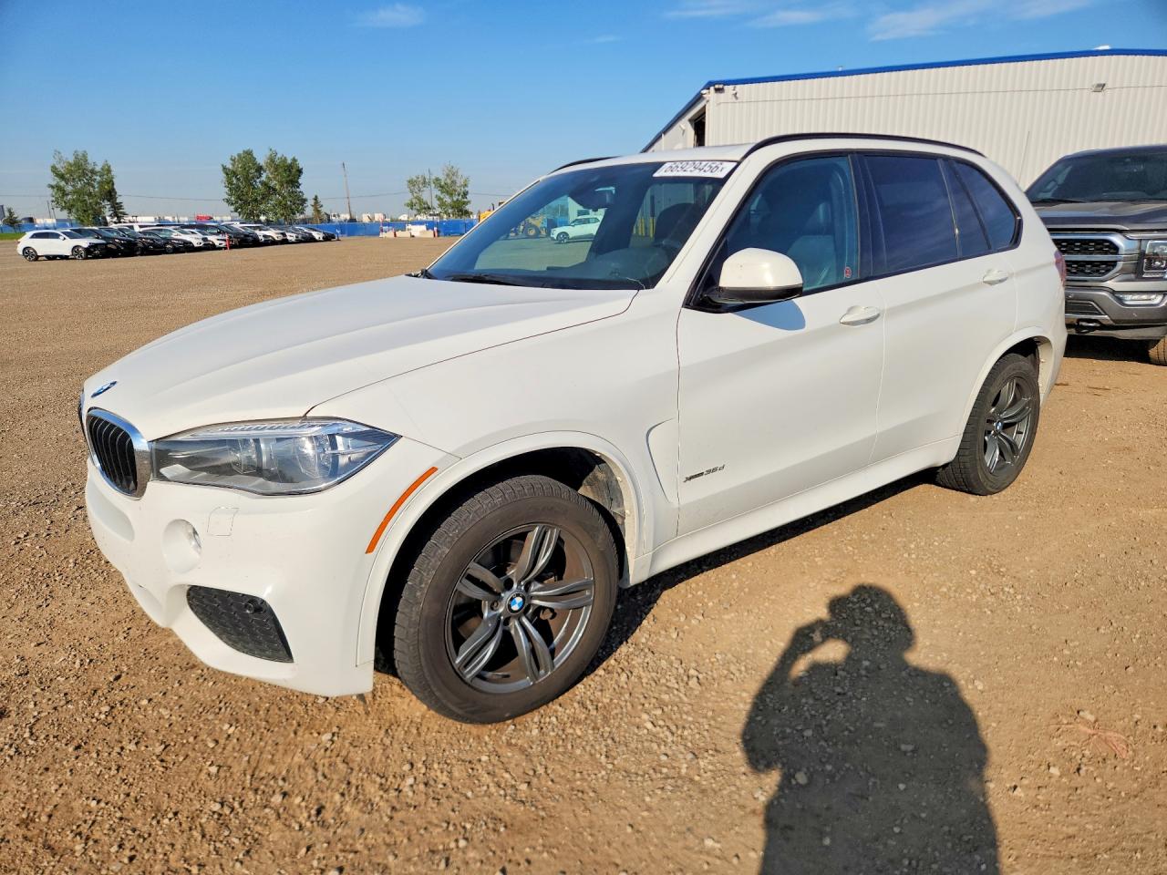 2014 Bmw X5 Xdrive35d Белый vin: 5UXKS4C58E0C07455