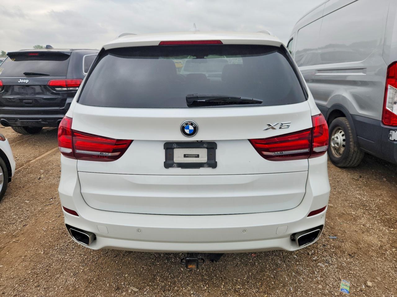 2015 Bmw X5 Xdrive35d White vin: 5UXKS4C58F0N07978