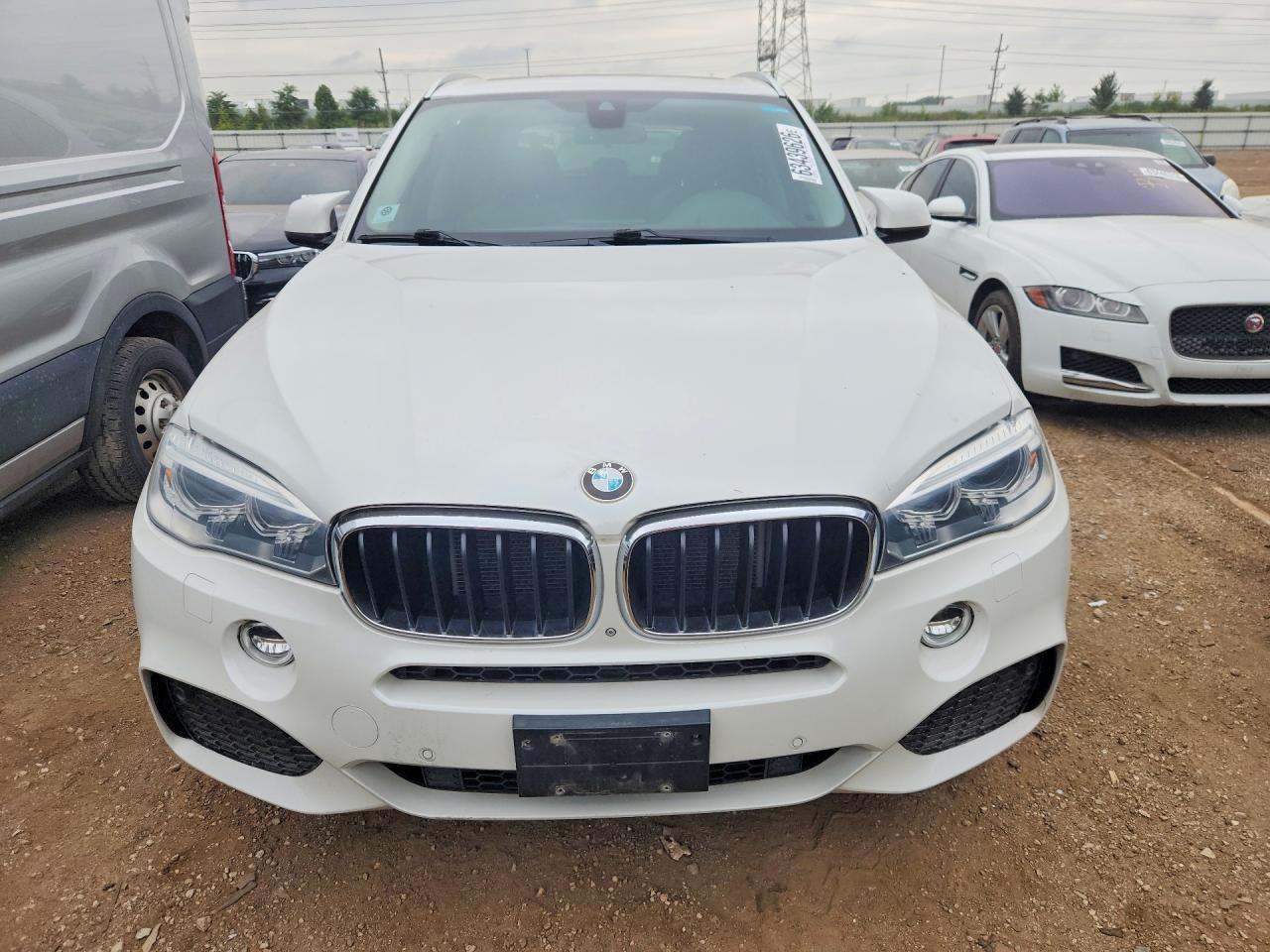 2015 Bmw X5 Xdrive35d White vin: 5UXKS4C58F0N07978
