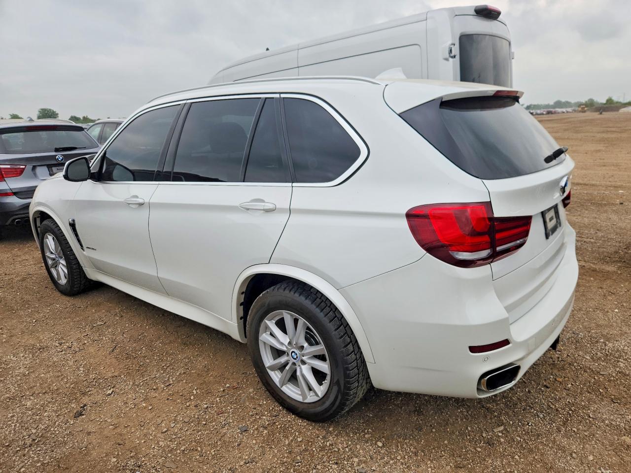 2015 Bmw X5 Xdrive35d White vin: 5UXKS4C58F0N07978