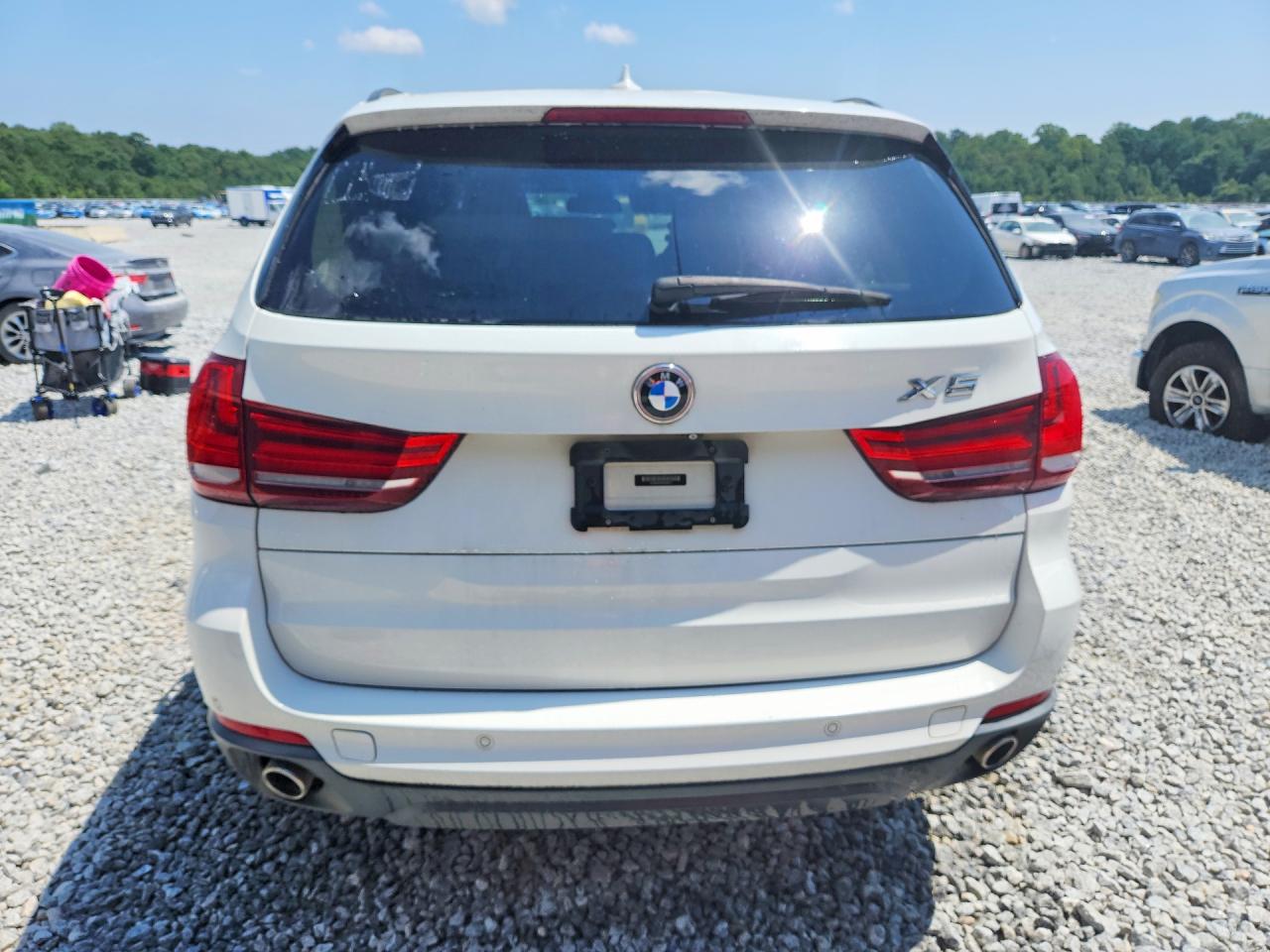 2015 Bmw X5 Xdrive35d White vin: 5UXKS4C58F0N08371