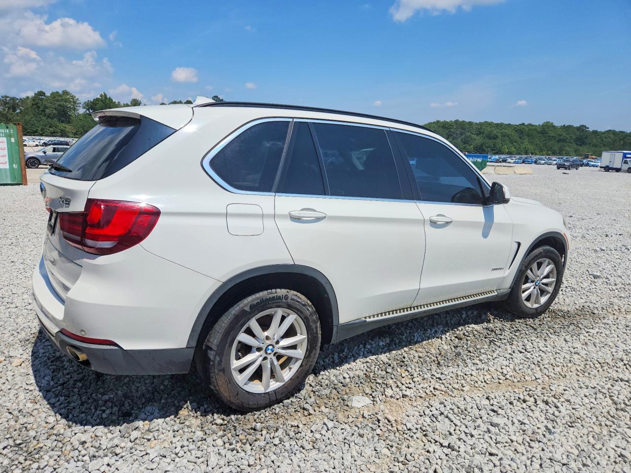 2015 Bmw X5 Xdrive35d White vin: 5UXKS4C58F0N08371