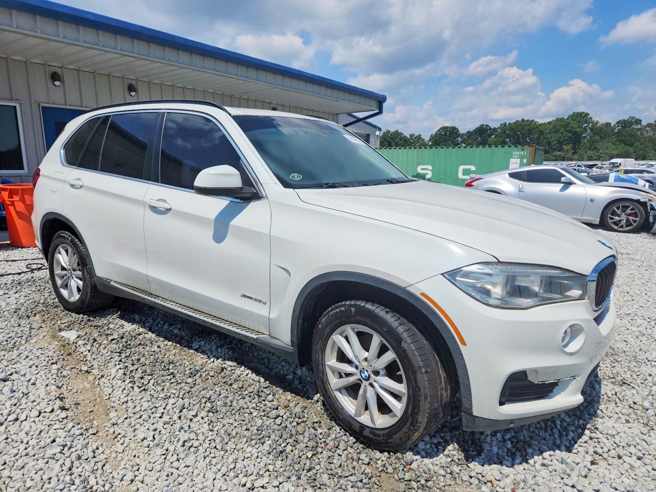 2015 Bmw X5 Xdrive35d White vin: 5UXKS4C58F0N08371
