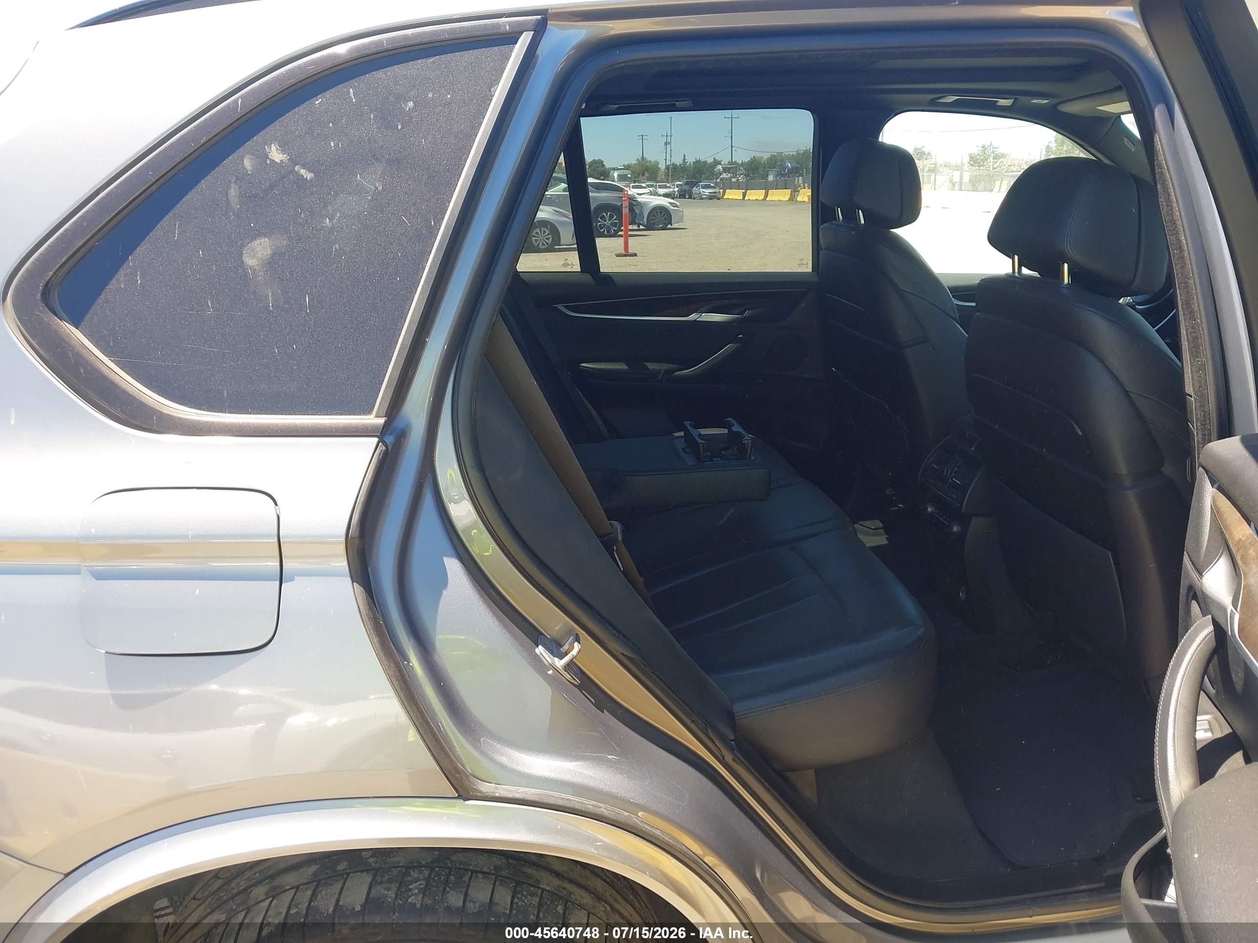 2015 Bmw X5 Xdrive35d Gray vin: 5UXKS4C58F0N08452