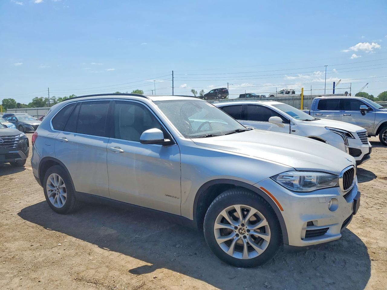 2016 Bmw X5 Xdrive35d Silver vin: 5UXKS4C58G0N13846