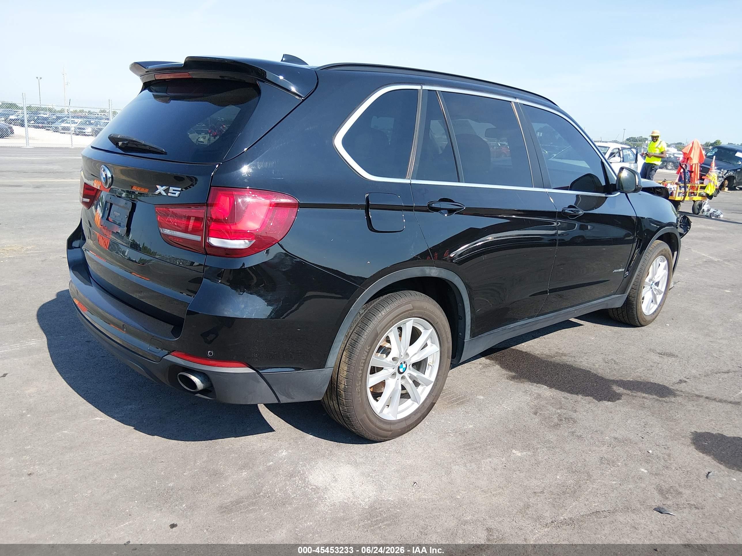 2014 Bmw X5 Xdrive35d Черный vin: 5UXKS4C59E0J93871