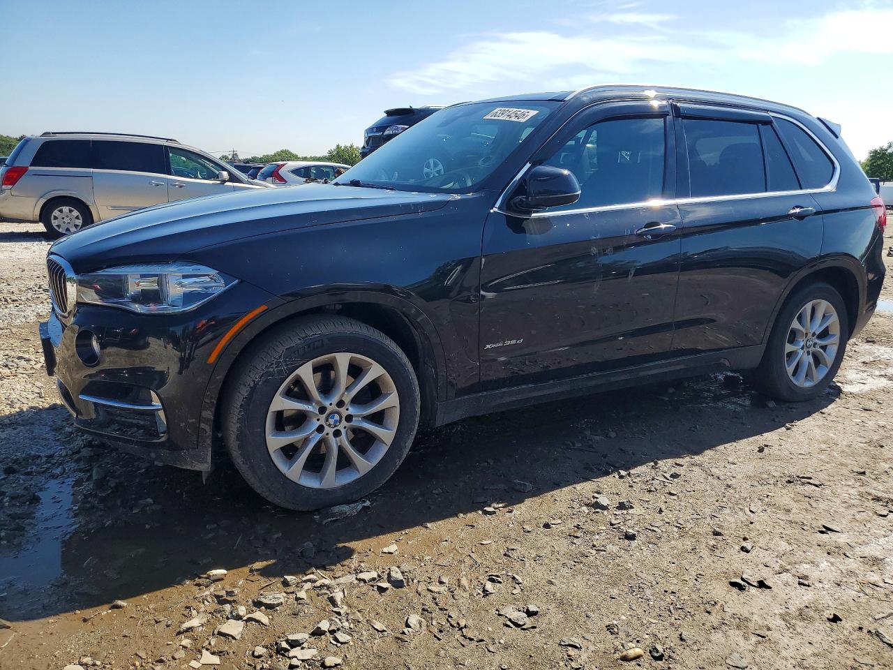 2015 Bmw X5 Xdrive35d Black vin: 5UXKS4C59F0N06015
