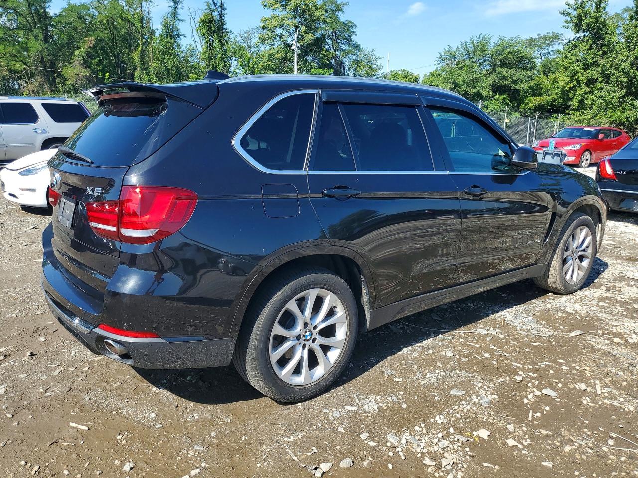2015 Bmw X5 Xdrive35d Black vin: 5UXKS4C59F0N06015