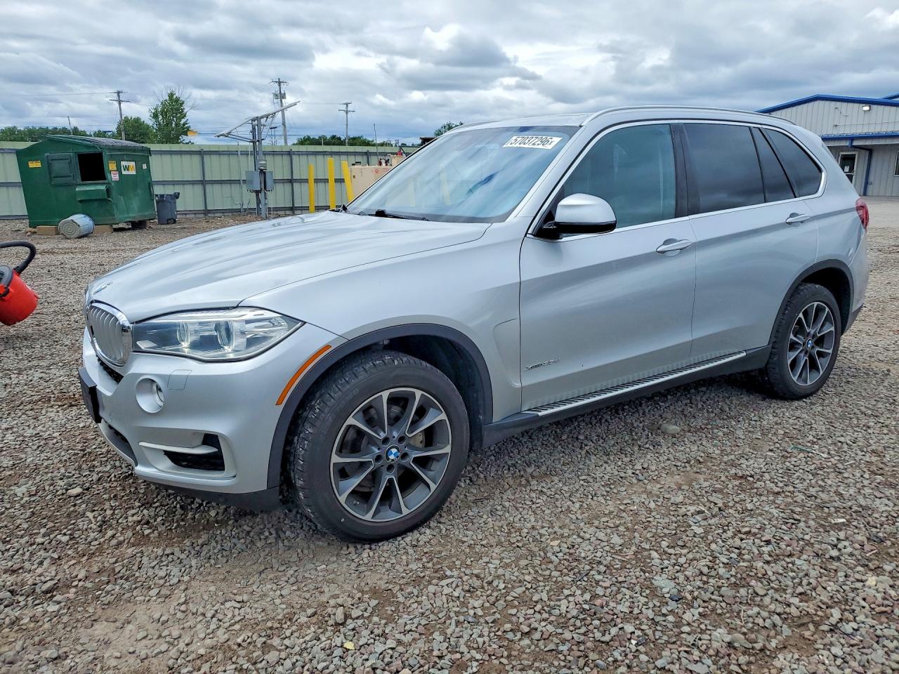 2015 Bmw X5 Xdrive35d Silver vin: 5UXKS4C59F0N08959