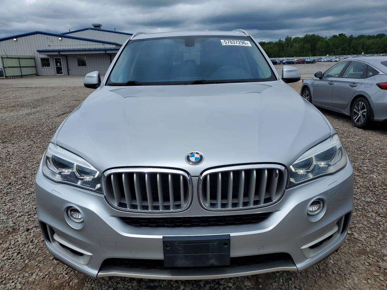 2015 Bmw X5 Xdrive35d Silver vin: 5UXKS4C59F0N08959