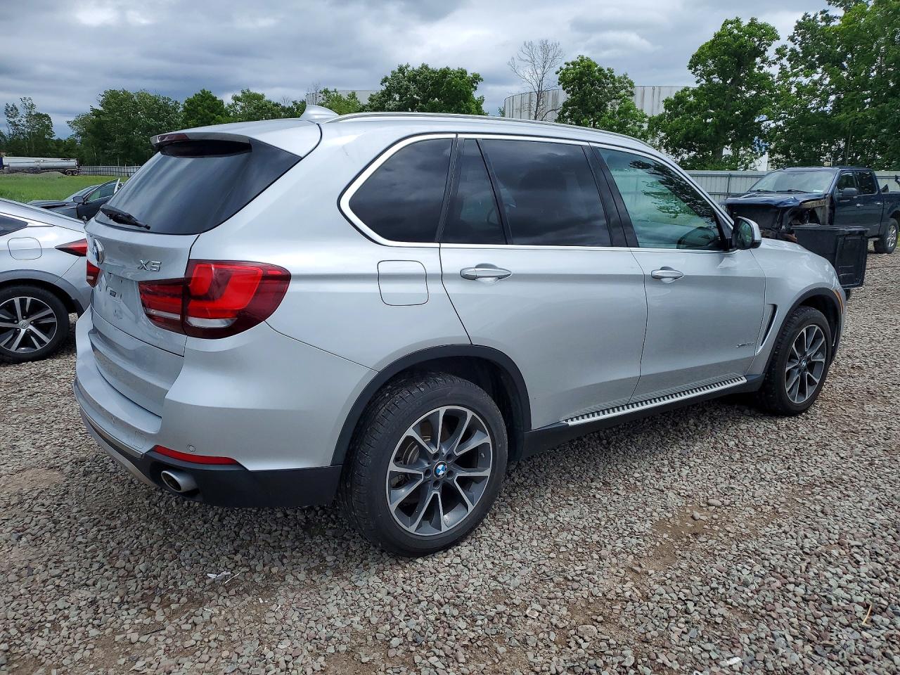 2015 Bmw X5 Xdrive35d Silver vin: 5UXKS4C59F0N08959