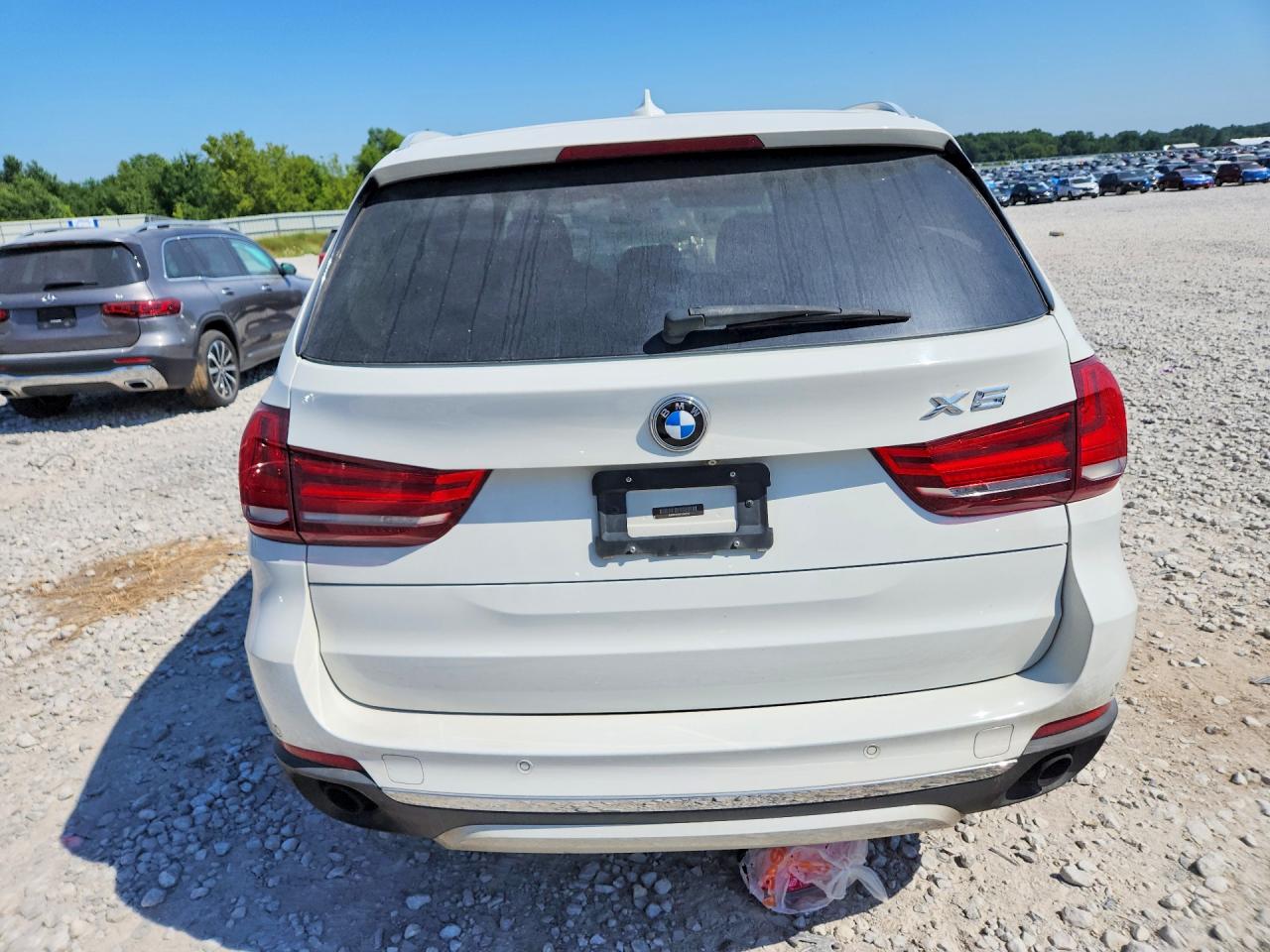 2015 Bmw X5 Xdrive35d White vin: 5UXKS4C5XF0J99745