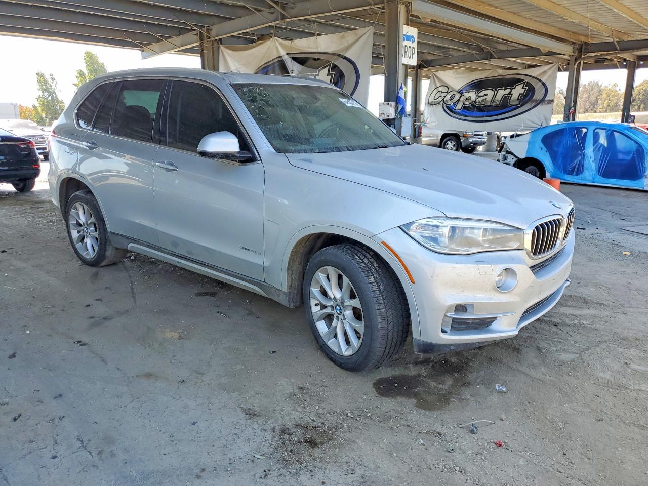 2015 Bmw X5 Xdrive35d Gray vin: 5UXKS4C5XF0N08792