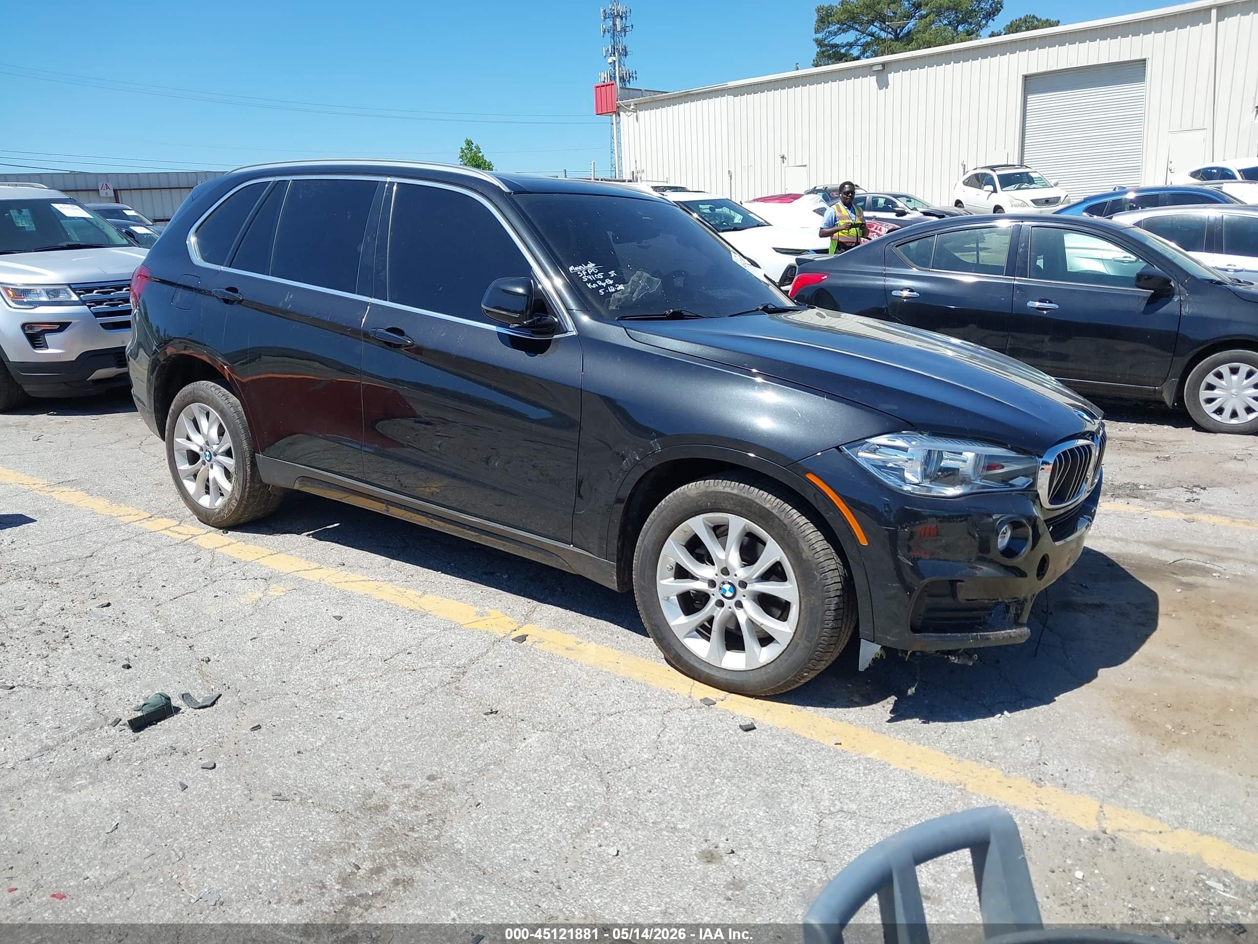 2015 Bmw X5 Xdrive35d Black vin: 5UXKS4C5XF0N09036
