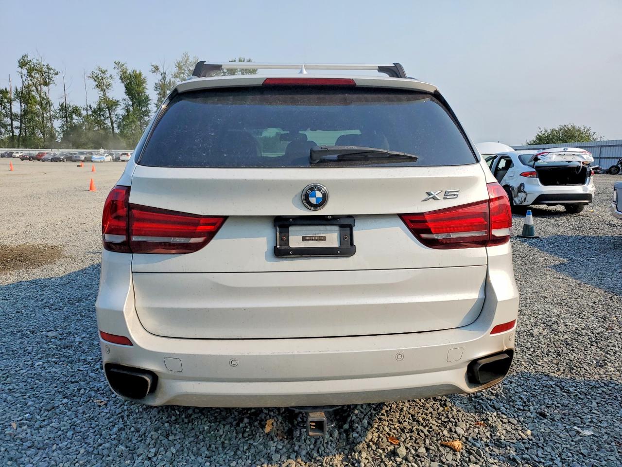 2015 Bmw X5 Xdrive35d White vin: 5UXKS4C5XF0N10283