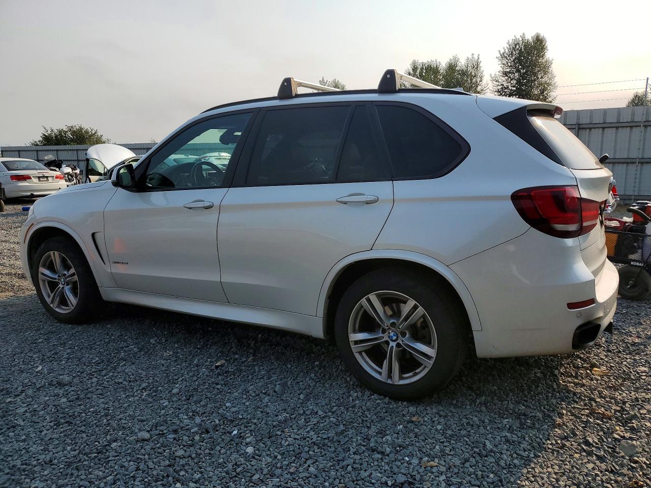 2015 Bmw X5 Xdrive35d White vin: 5UXKS4C5XF0N10283