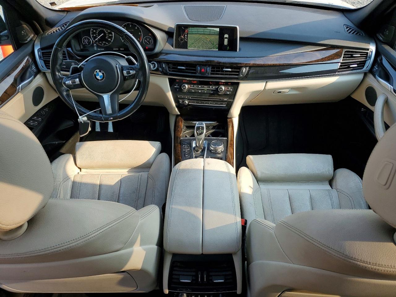 2015 Bmw X5 Xdrive35d White vin: 5UXKS4C5XF0N10283