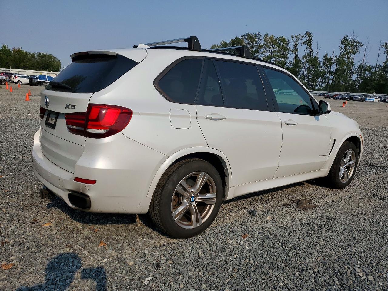 2015 Bmw X5 Xdrive35d White vin: 5UXKS4C5XF0N10283