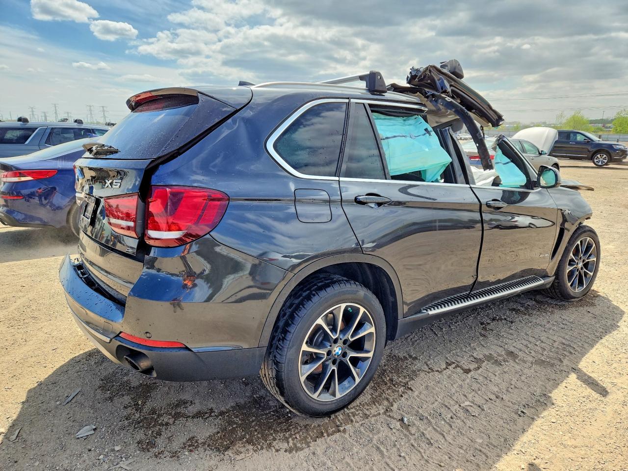 2015 Bmw X5 Xdrive35d Black vin: 5UXKS4C5XF0N11191