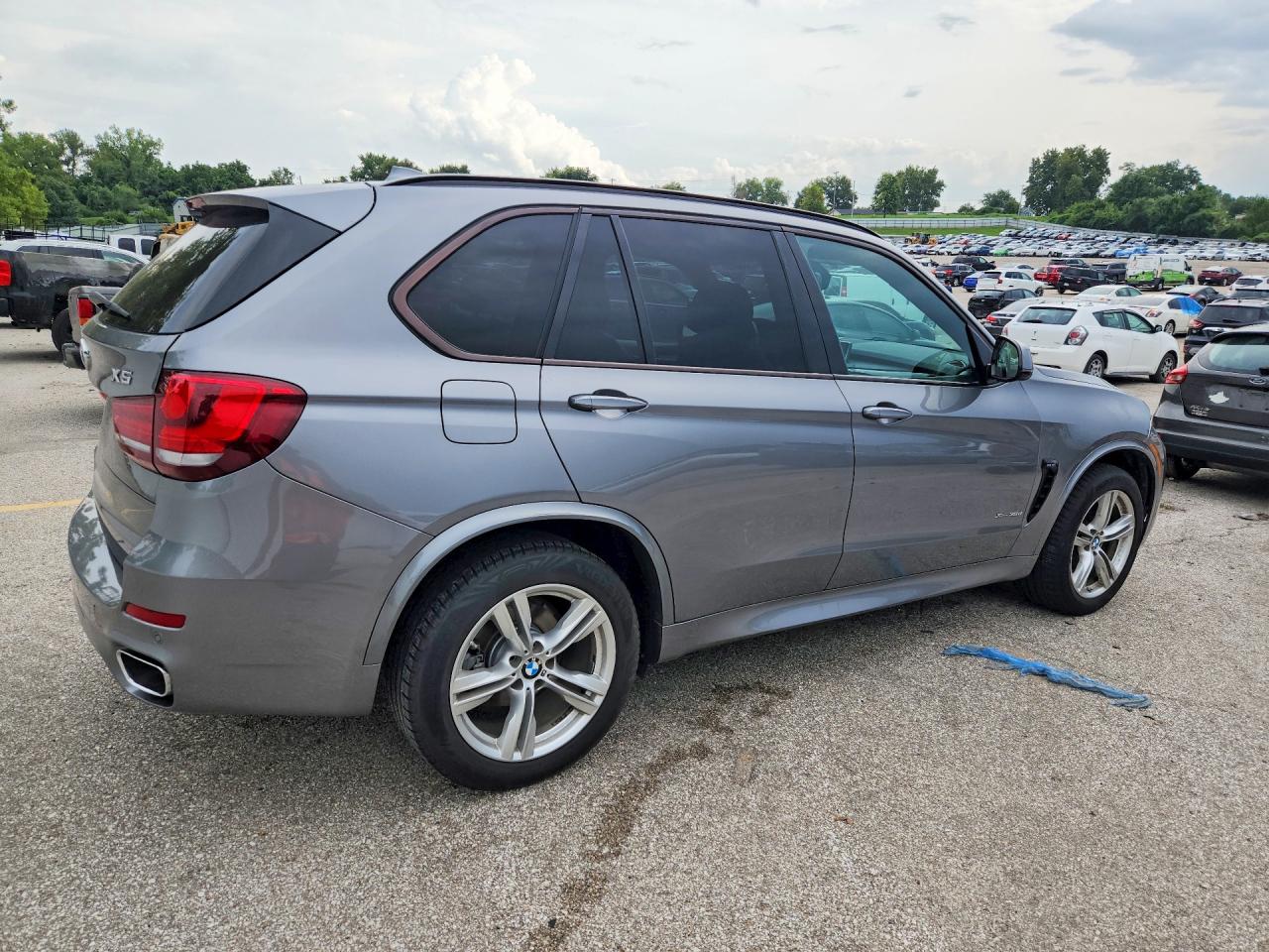 2015 Bmw X5 Xdrive35d Gray vin: 5UXKS4C5XF0N12034