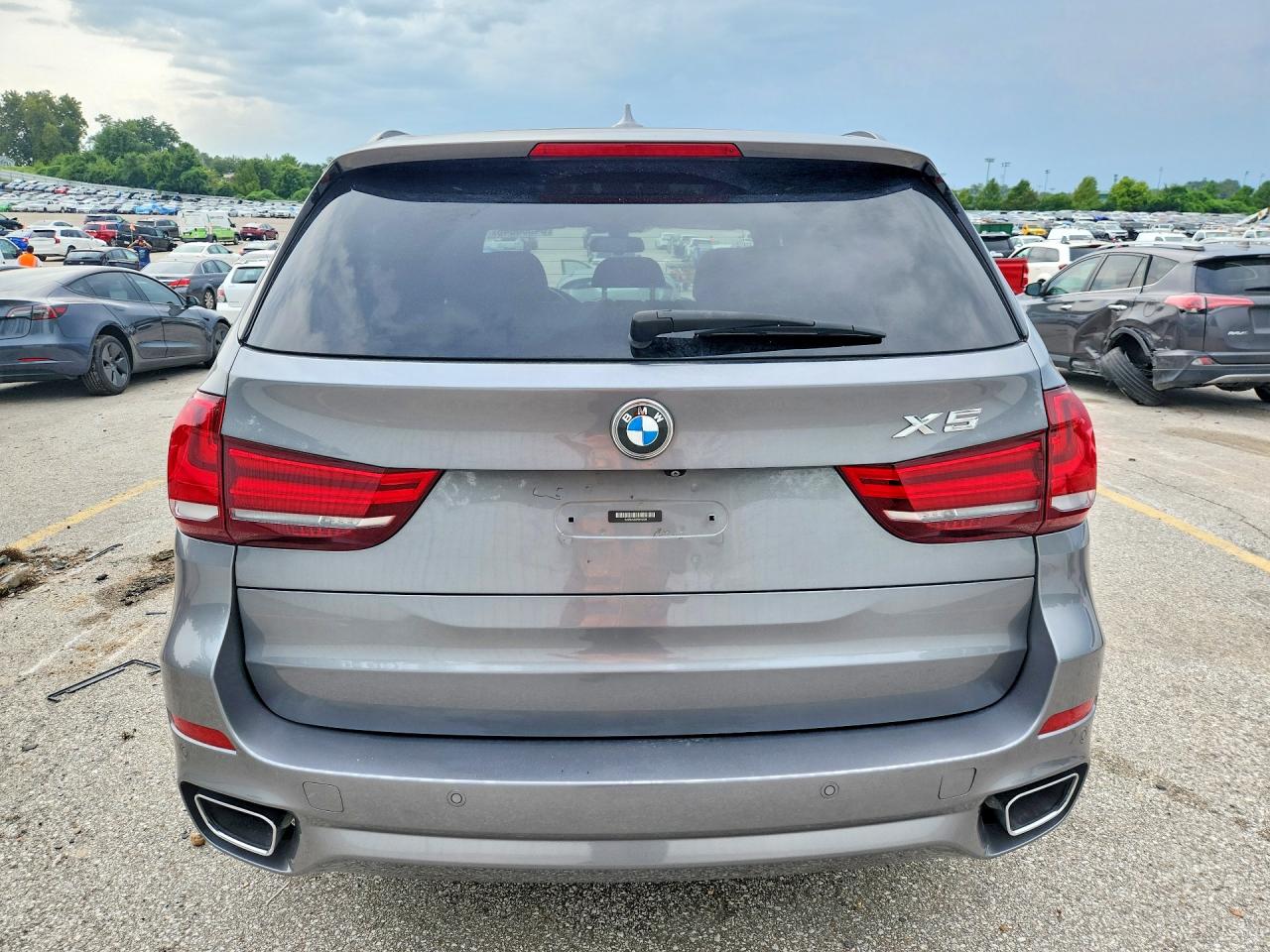 2015 Bmw X5 Xdrive35d Gray vin: 5UXKS4C5XF0N12034
