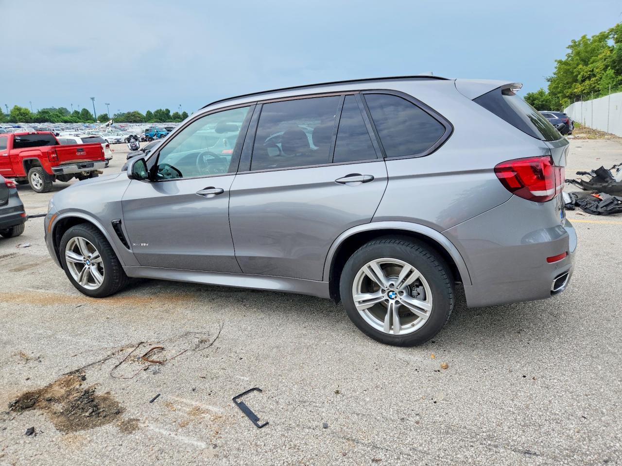 2015 Bmw X5 Xdrive35d Gray vin: 5UXKS4C5XF0N12034