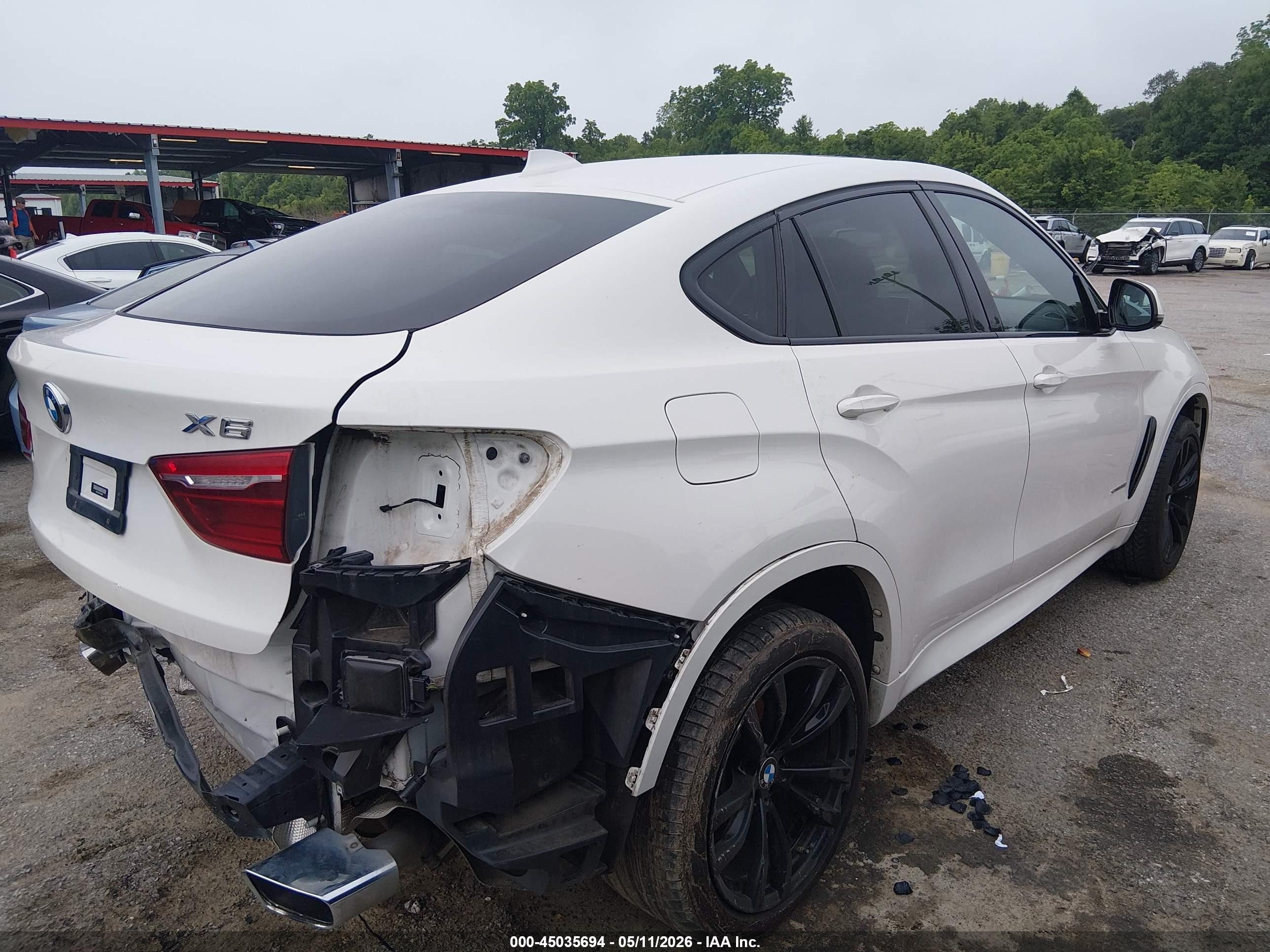 2019 Bmw X6 Sdrive35i Белый vin: 5UXKU0C51K0G92990