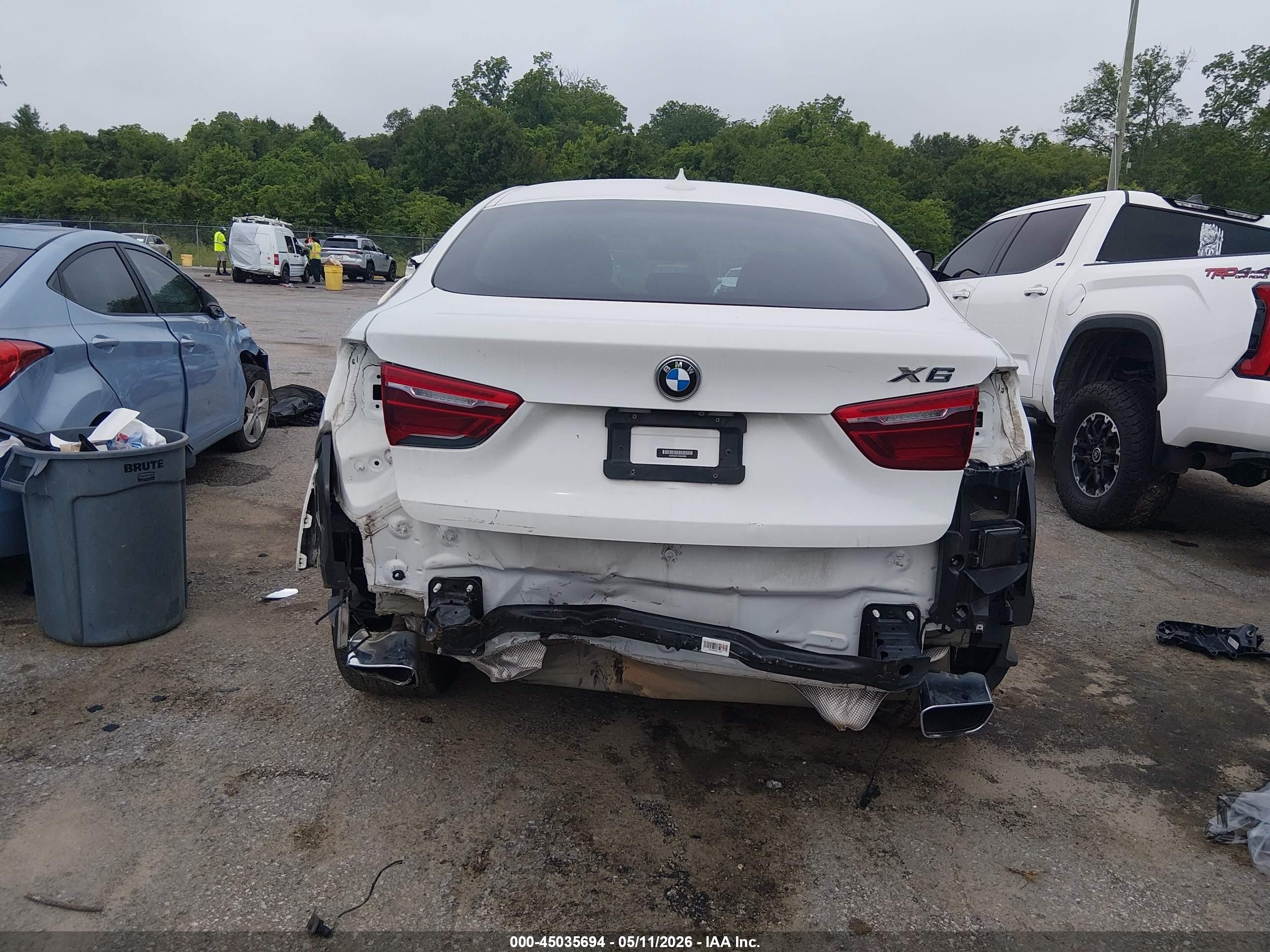 2019 Bmw X6 Sdrive35i Белый vin: 5UXKU0C51K0G92990