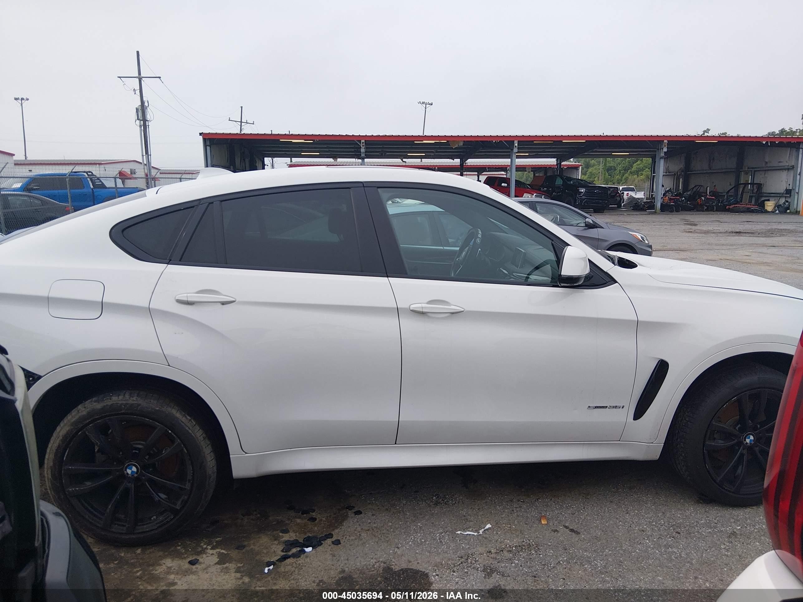 2019 Bmw X6 Sdrive35i Белый vin: 5UXKU0C51K0G92990