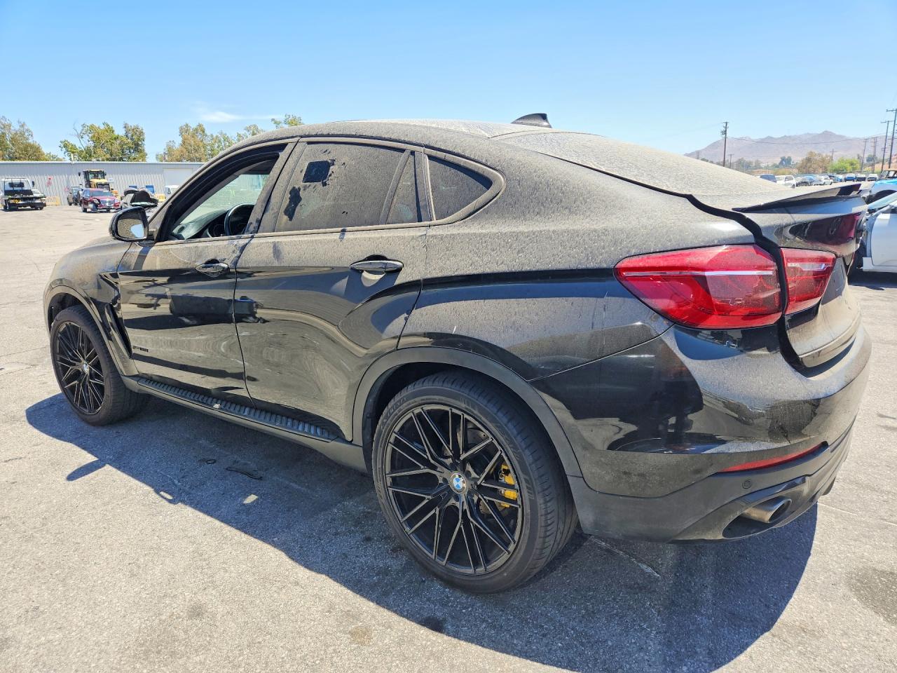 2015 Bmw X6 Sdrive35i Black vin: 5UXKU0C56F0F91725