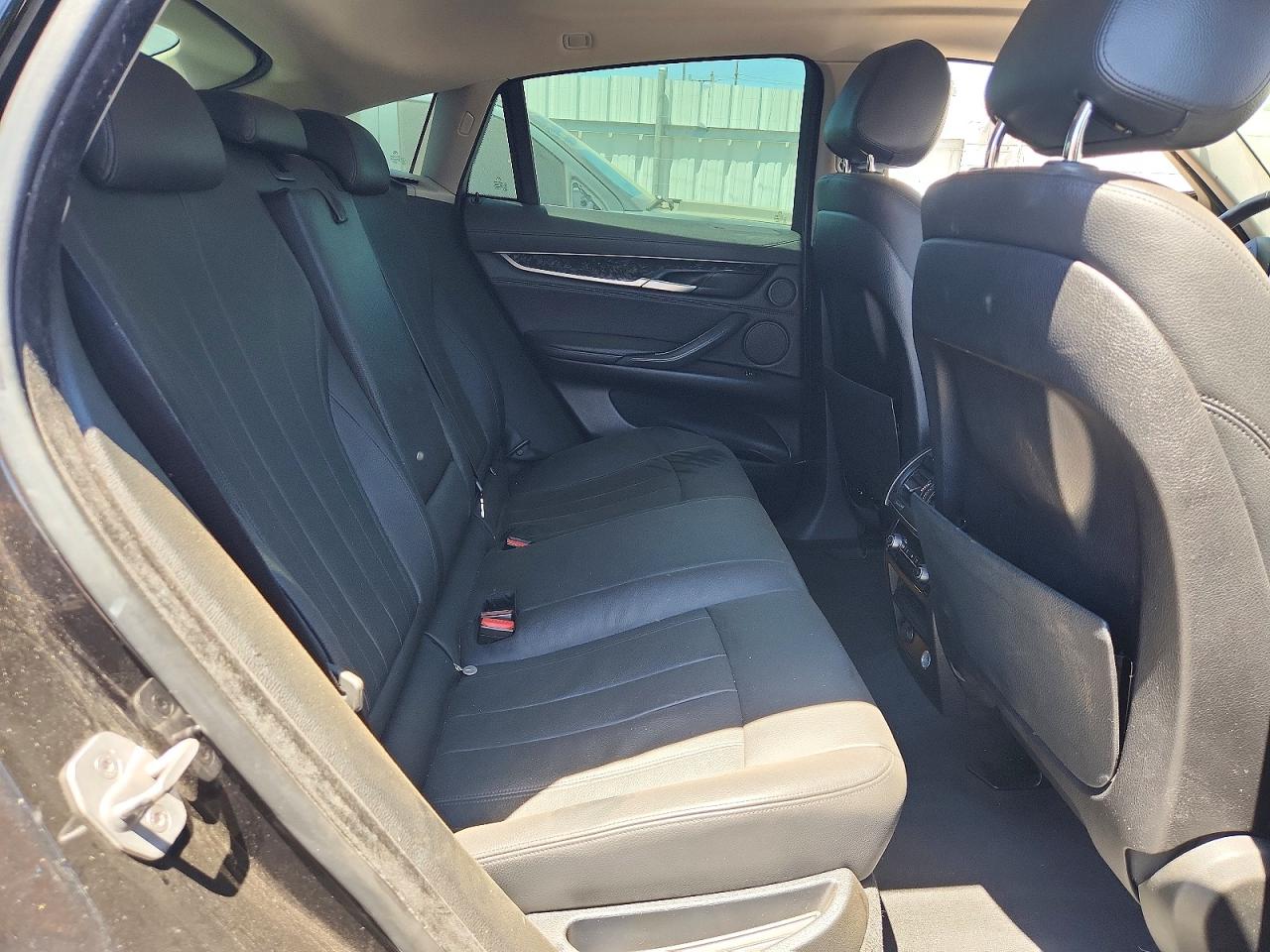 2015 Bmw X6 Sdrive35i Black vin: 5UXKU0C56F0F91725