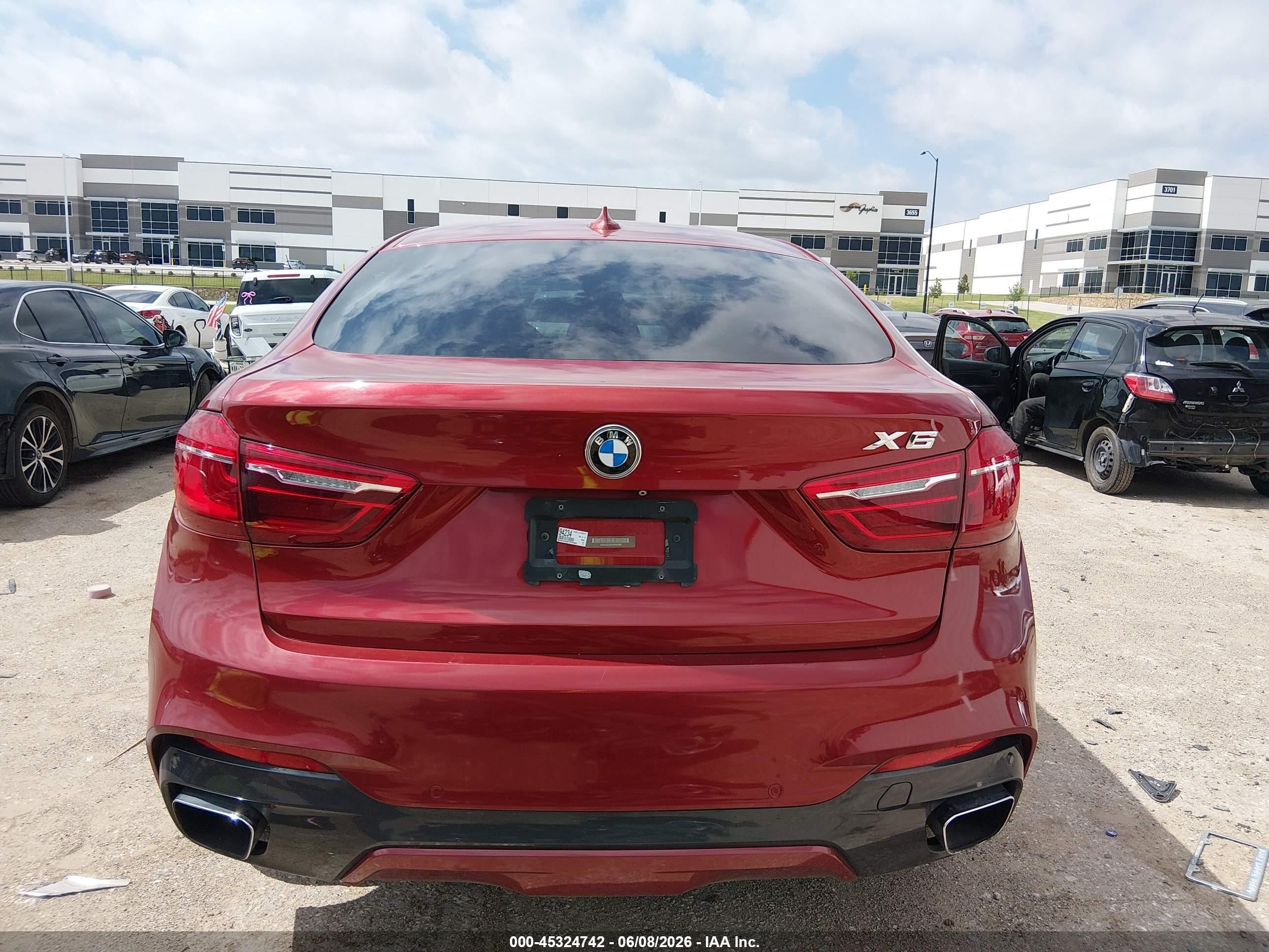 2015 Bmw X6 Xdrive35i Красный vin: 5UXKU2C50F0F94969