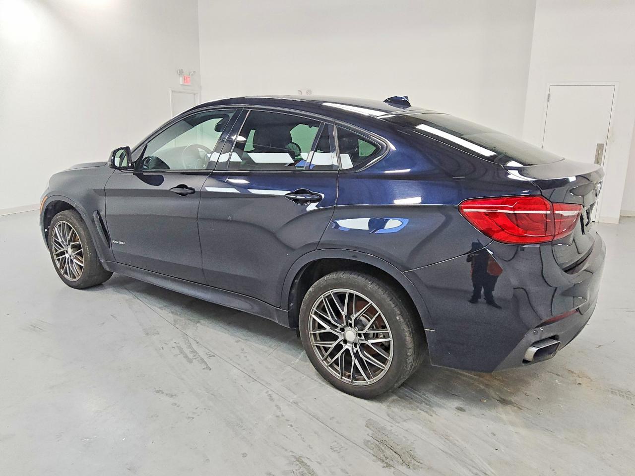 2015 Bmw X6 Xdrive35i Blue vin: 5UXKU2C50F0F96088