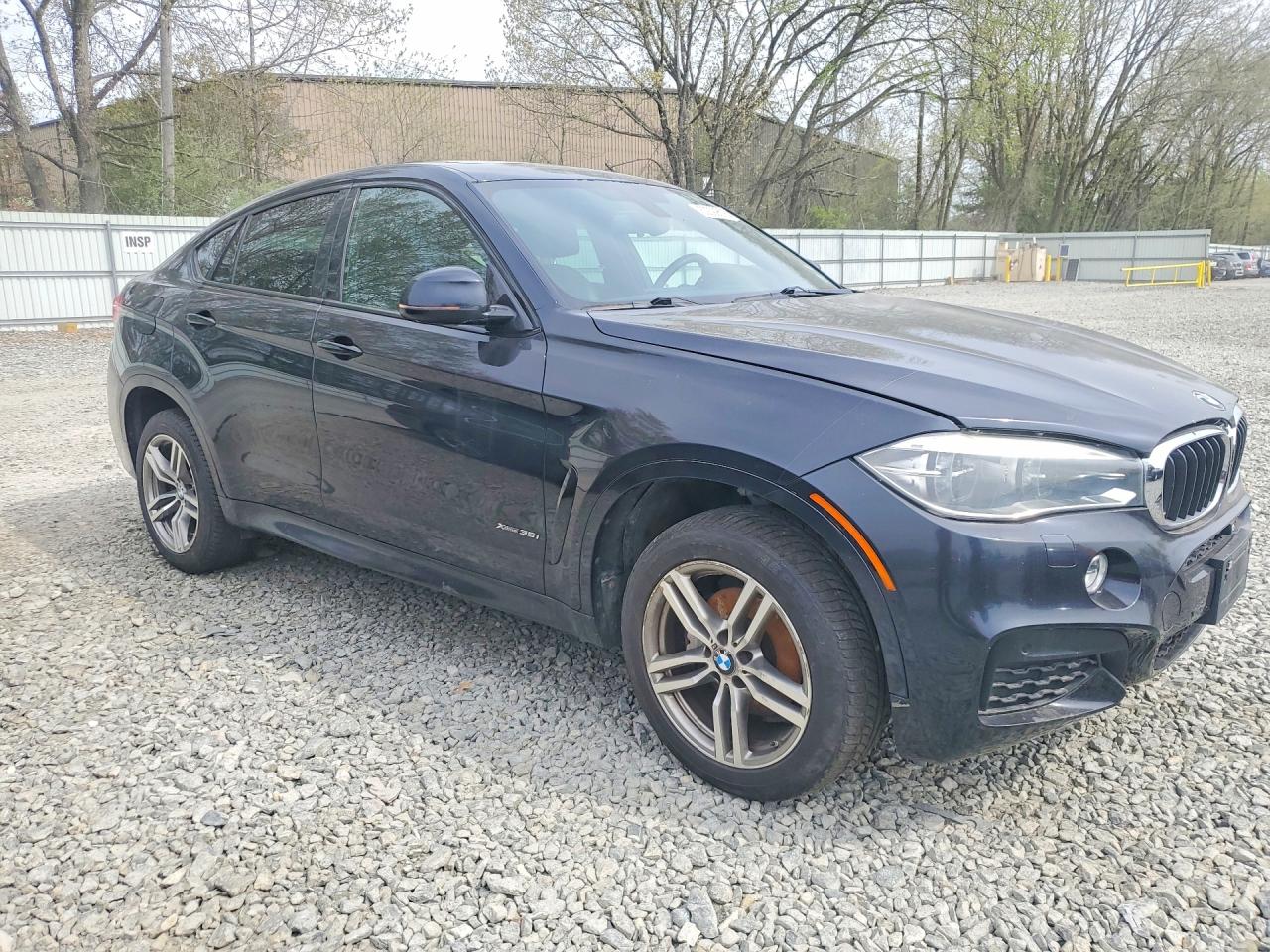 2015 Bmw X6 Xdrive35i Charcoal vin: 5UXKU2C51F0F95922