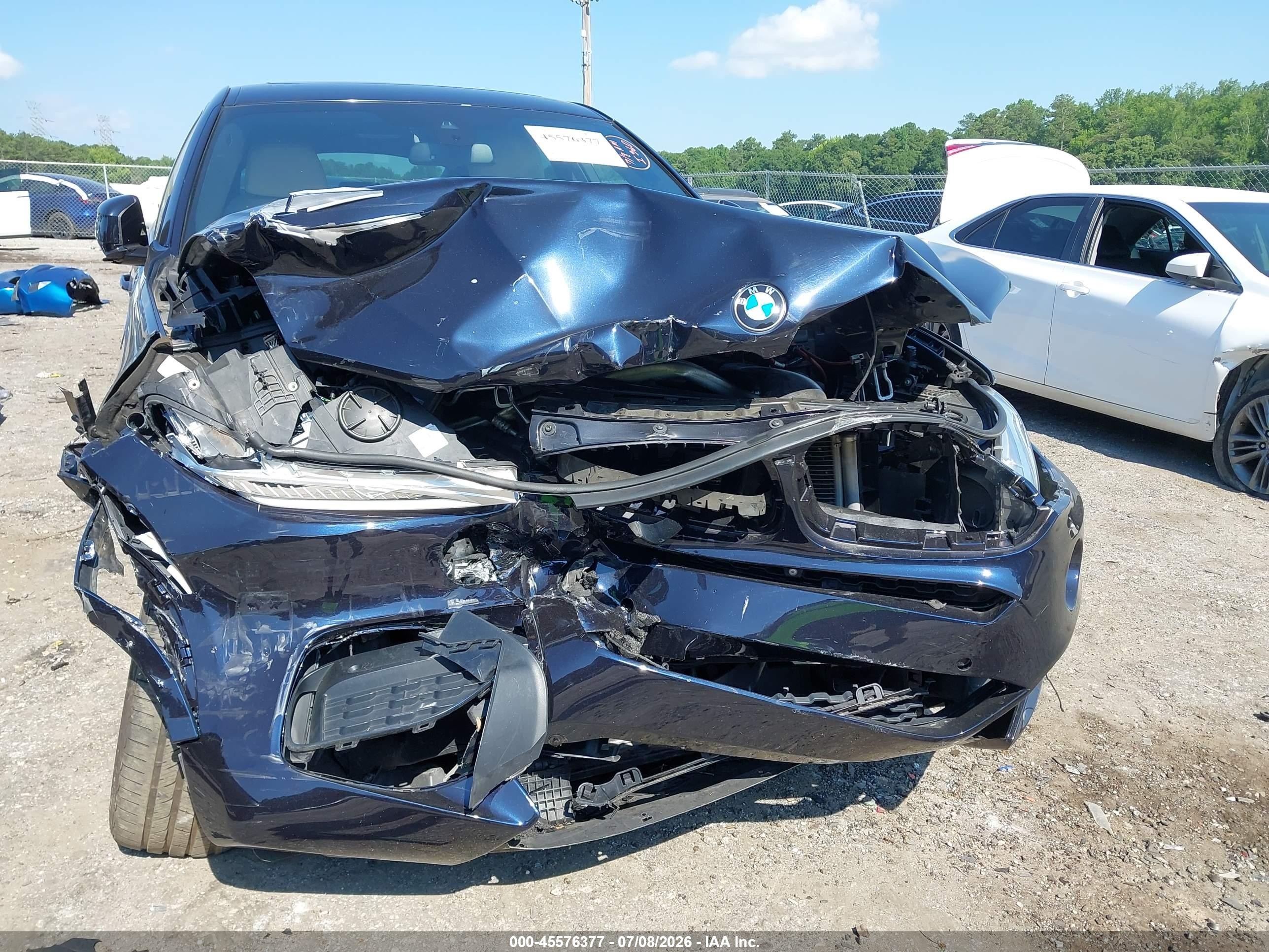 2015 Bmw X6 Xdrive35i Blue vin: 5UXKU2C51F0F96438